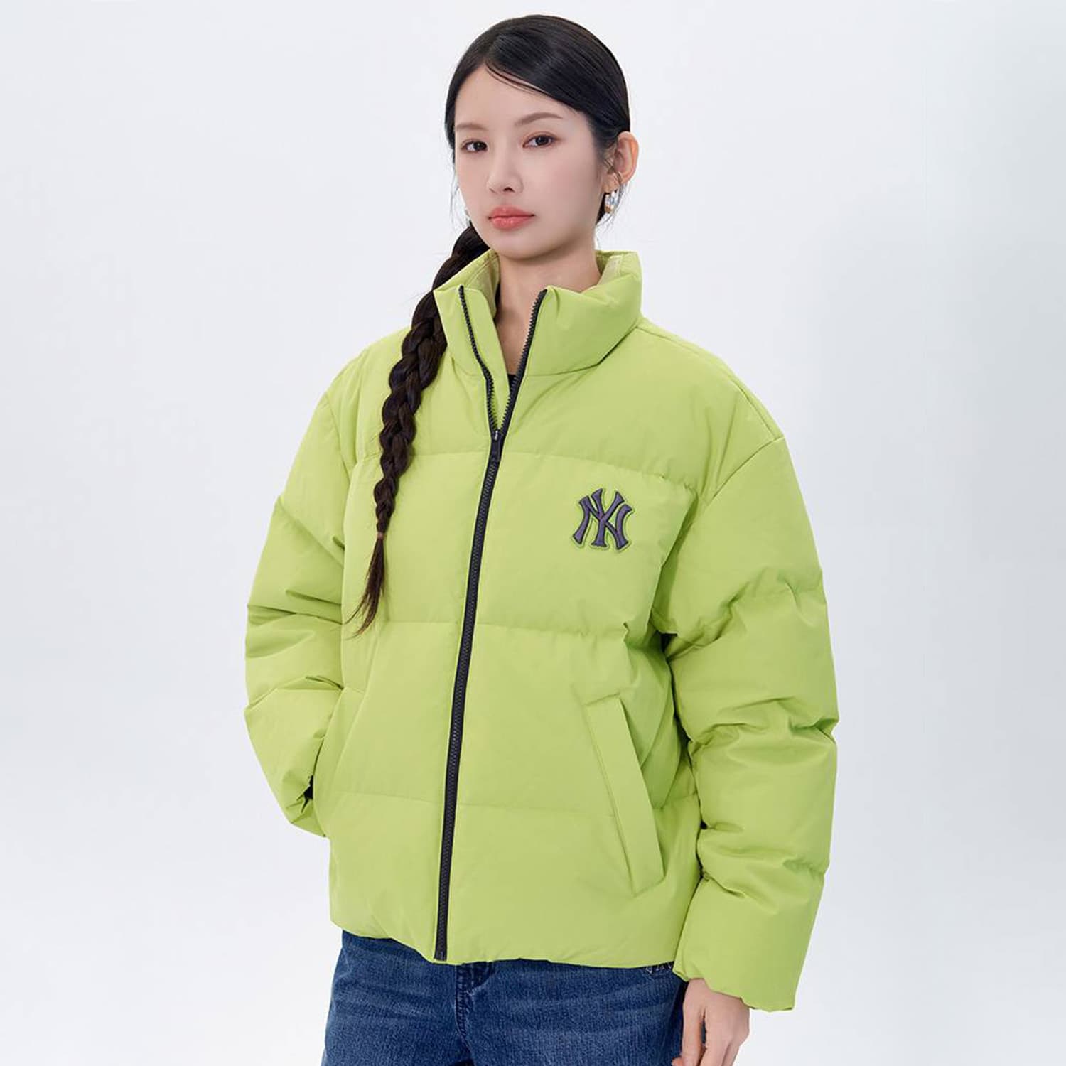 Зимняя куртка MLB New York Yankees Basic Collection FW25 Пуховик Унисекс - изображение 5