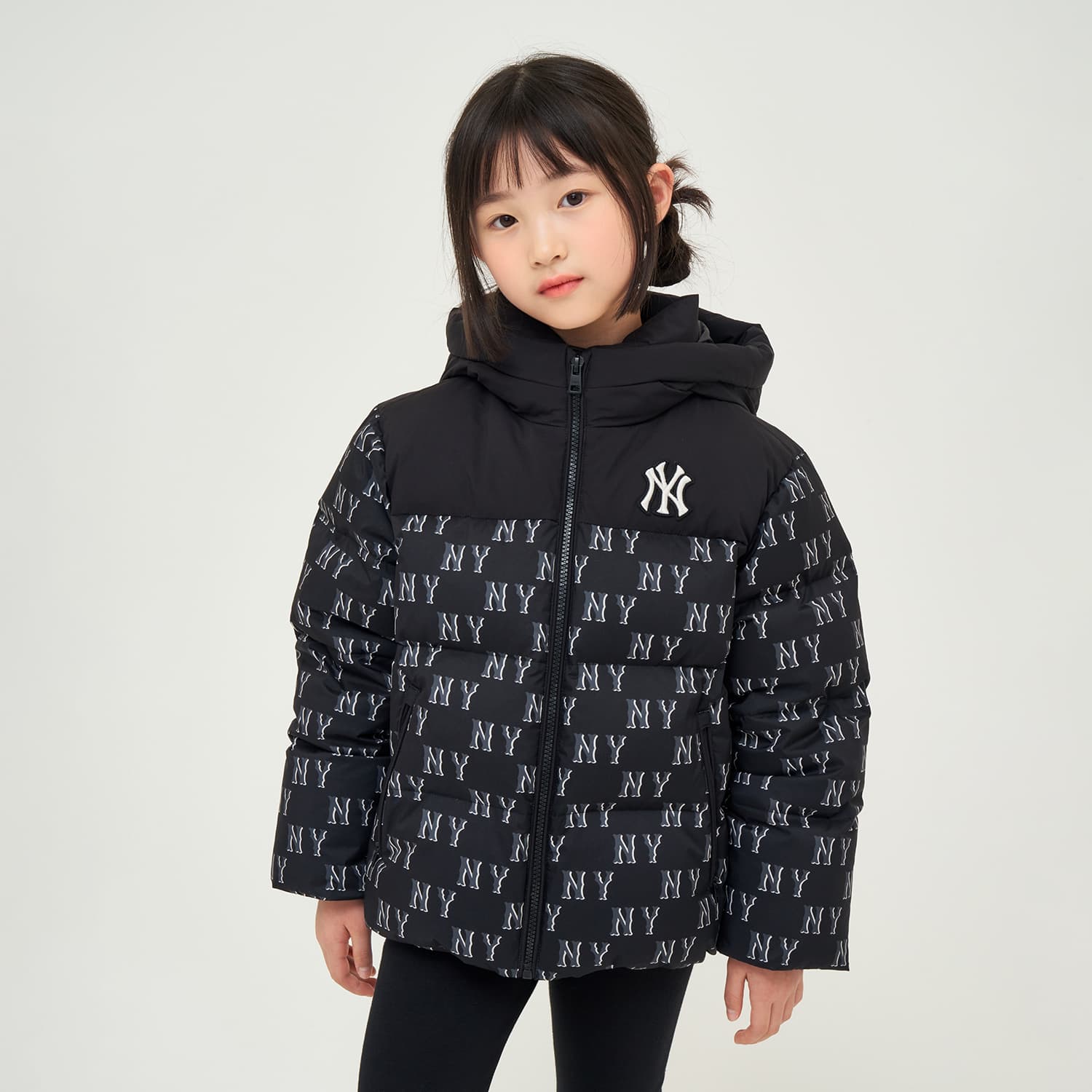MLB MONOGRAM FW24 Пуховик Детский Черный - изображение 5