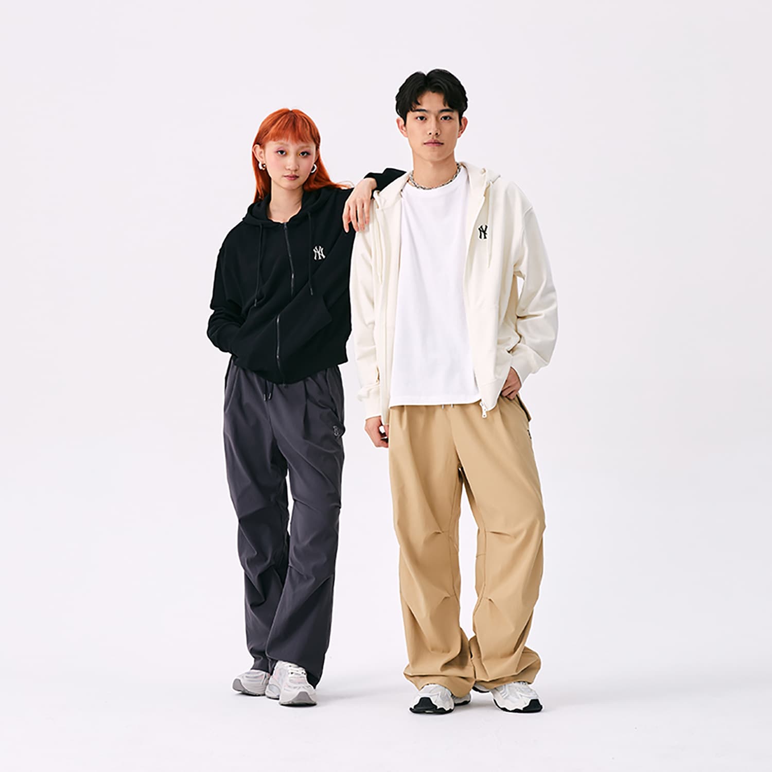 Штаны MLB Boston Red Sox Basic Collection SS25 Повседневные штаны Унисекс Бежевый Желтый - изображение 3