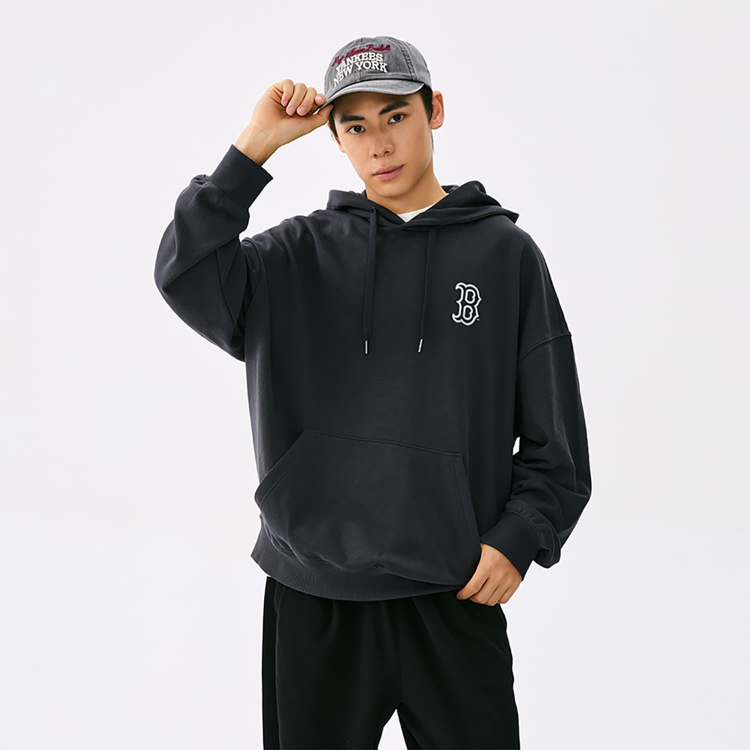 Худи MLB Boston Red Sox FW25 Толстовка Унисекс Стандартный размер - изображение 5