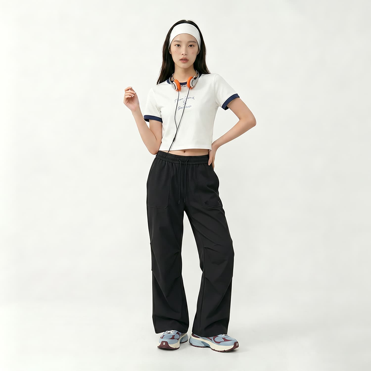 Mlb Base Logo New York Yankees Basic Collection SS26 Брюки карго Женские - изображение 3