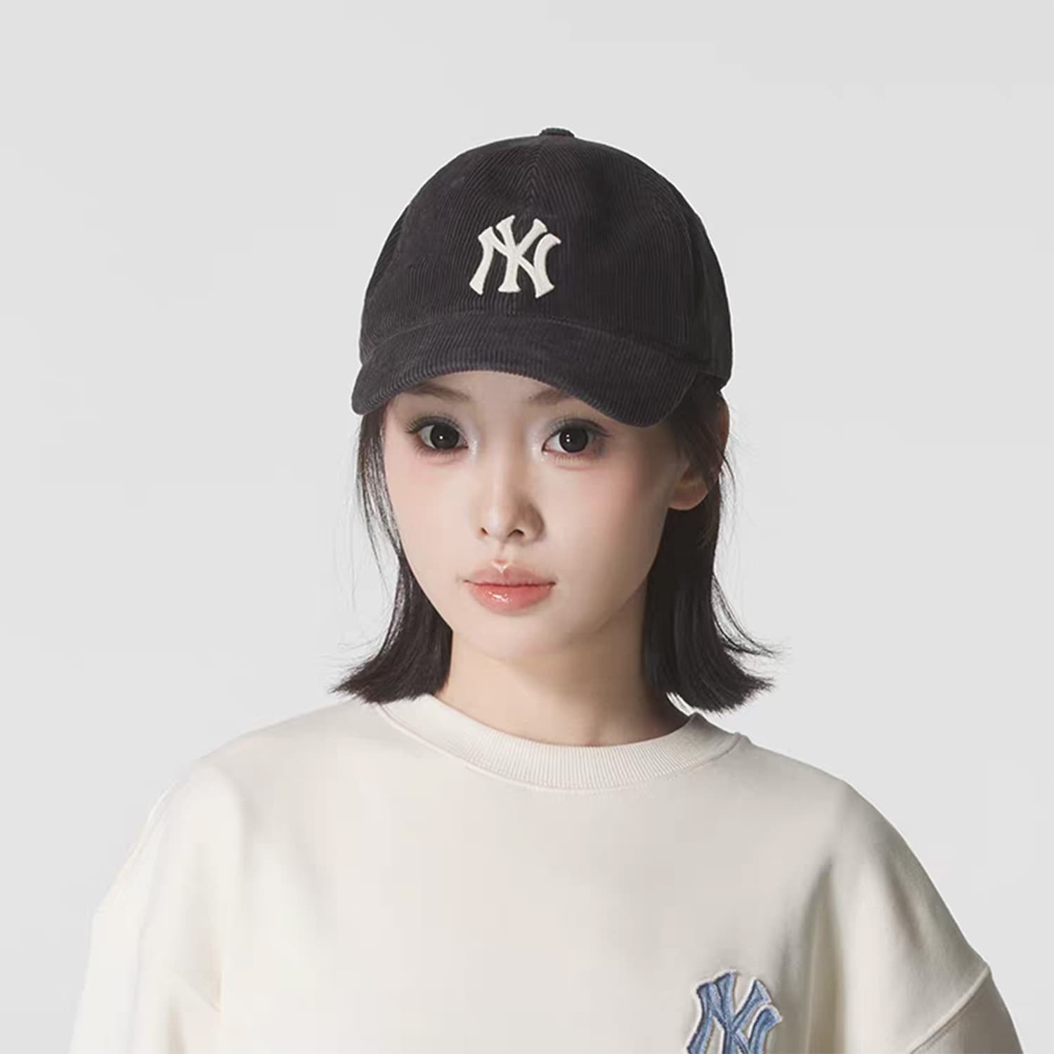Кепка MLB New York Yankees Хлопковые кепки унисекс угольно-серого цвета - изображение 6