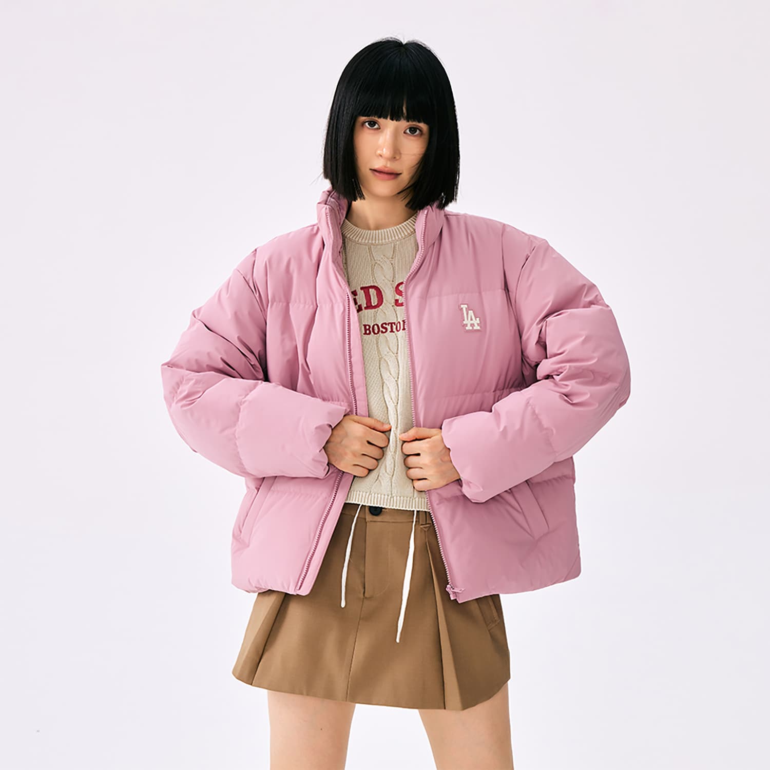 Зимняя куртка MLB Los Angeles Dodgers Basic Collection FW25 Пуховик Унисекс - изображение 4