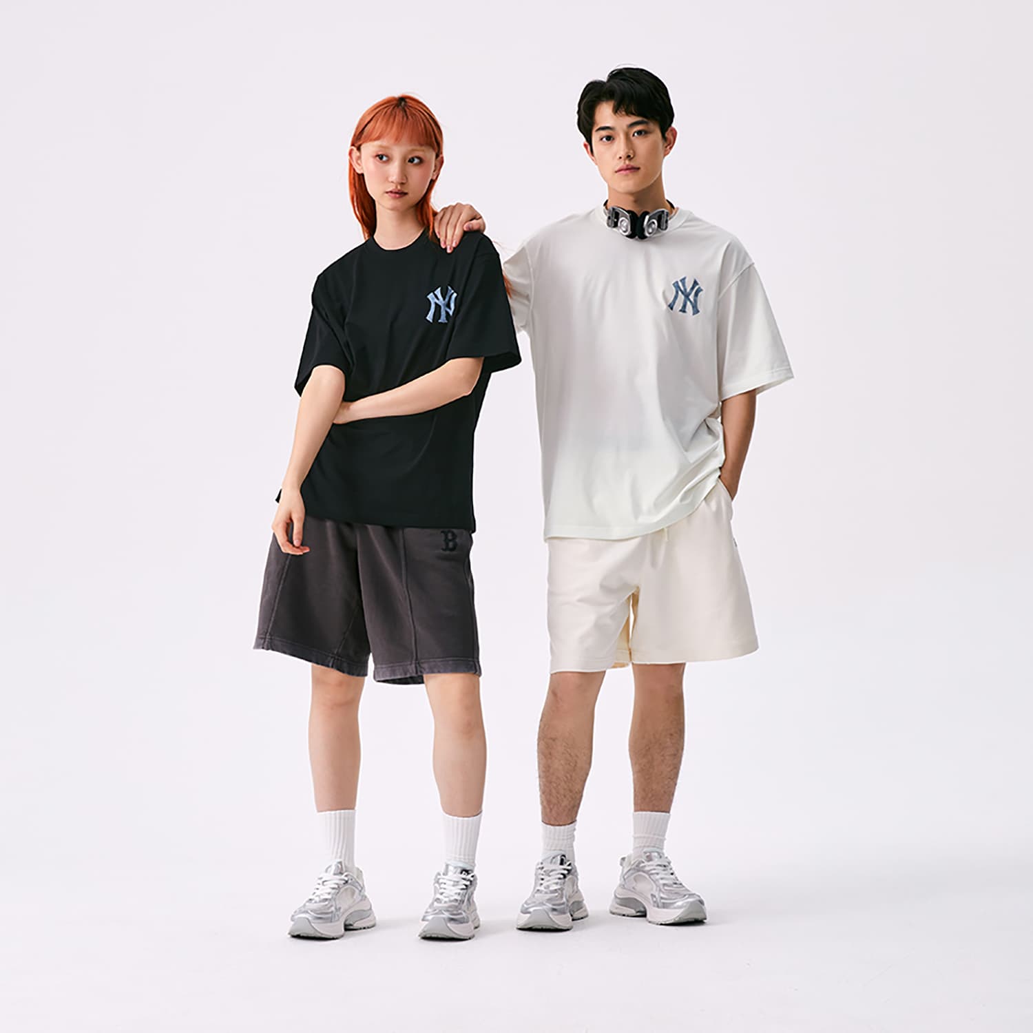 Футболка MLB MONOGRAM SS25 T-Shirt Унисекс Белый - изображение 3