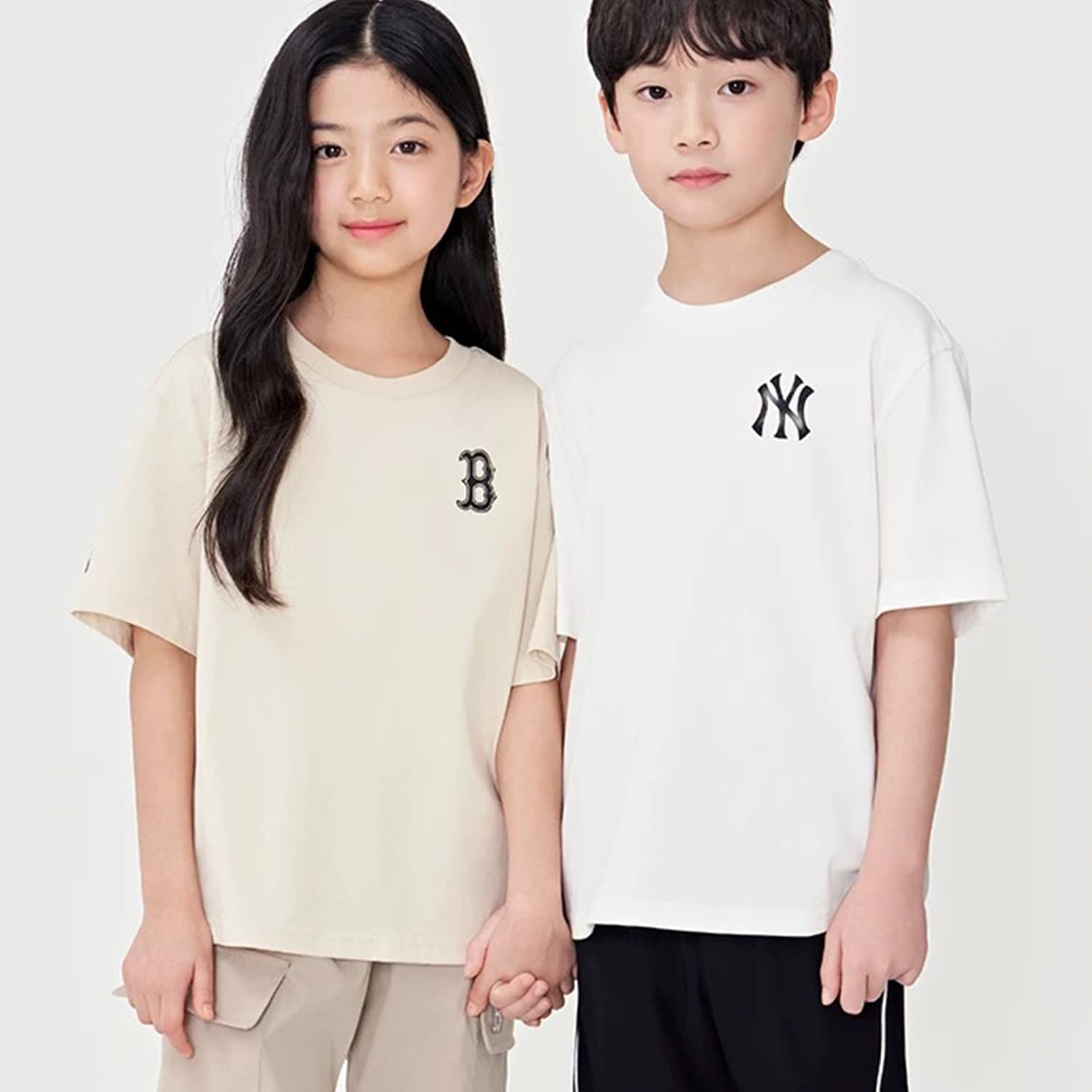 Футболка MLB KIDS Basic New York Yankees T-Shirt SS25 Белая Детская - изображение 3