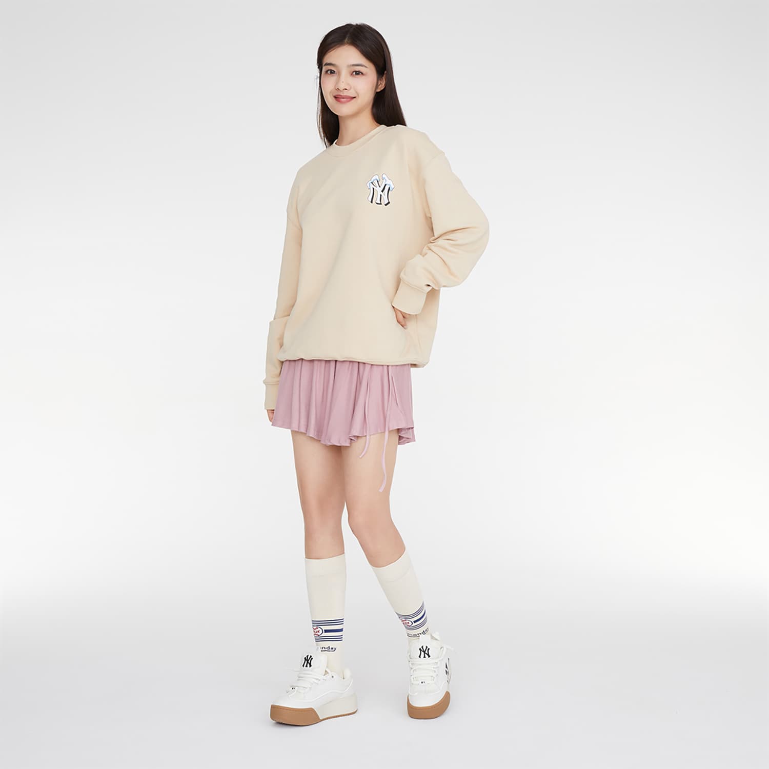 Кроссовки MLB Los Angeles Dodgers White Beige - изображение 8