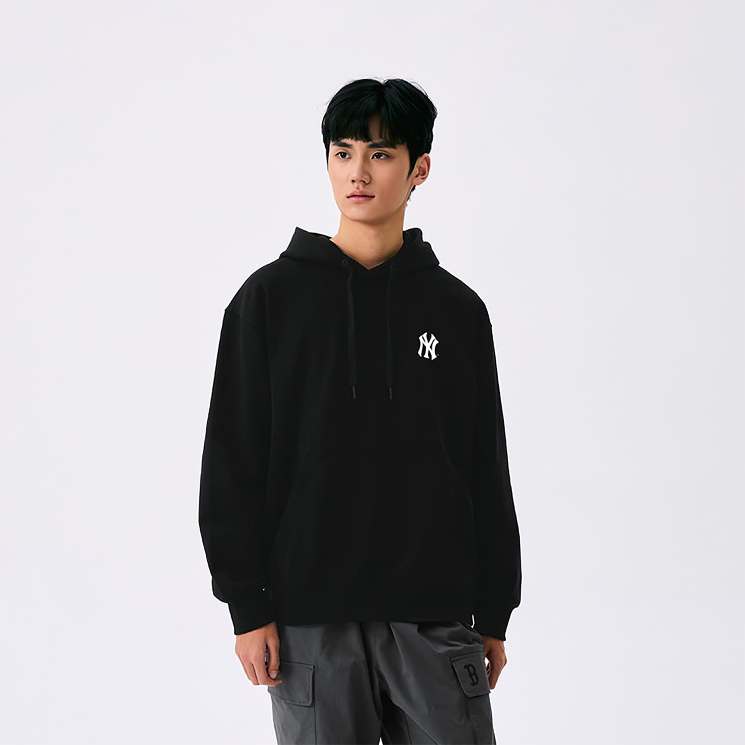 Худи MLB MONOGRAM SS25 Толстовка Унисекс Черное - изображение 6