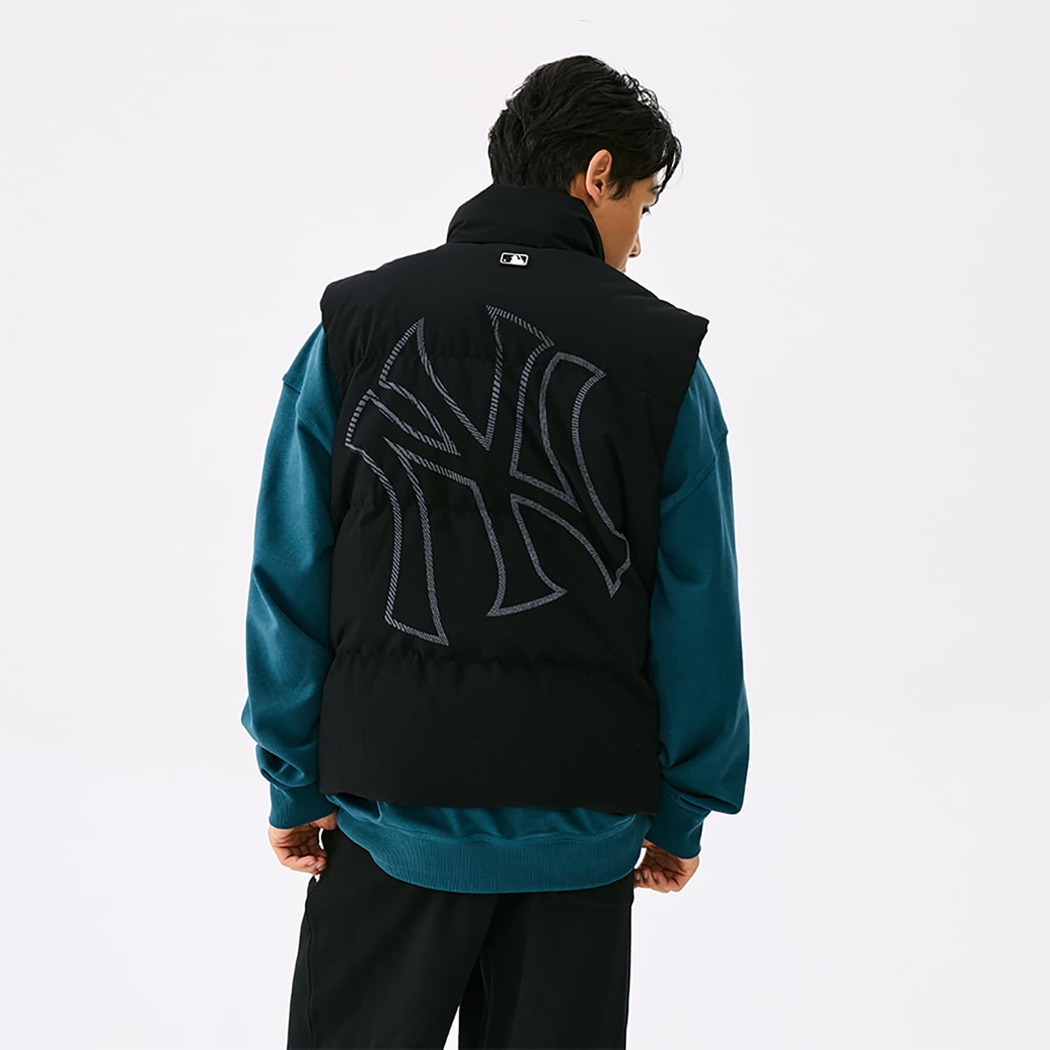 Куртка MLB New York Yankees Basic Collection Пуховый жилет Унисекс - изображение 5