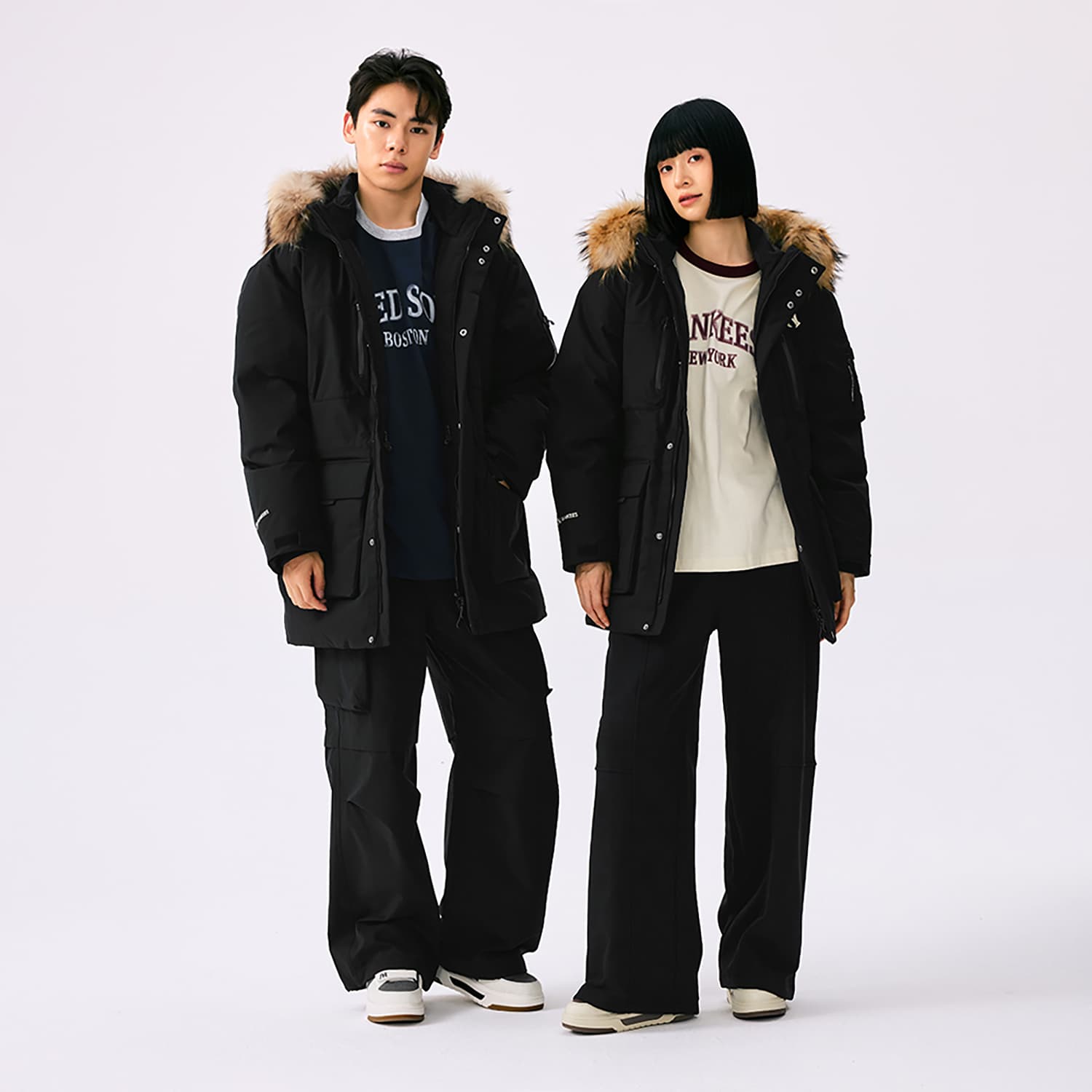 Зимняя куртка MLB New York Yankees Basic Collection FW25 Пуховик Унисекс - изображение 7