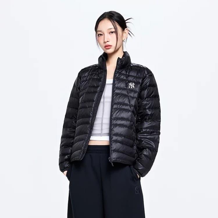 Зимняя куртка MLB New York Yankees Basic Collection 26FW Пуховик Унисекс Черный - изображение 4