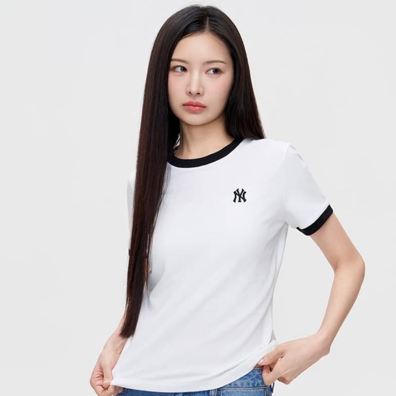 Футболка MLB New York Yankees Basic Collection T-рубашка Женская - изображение 5