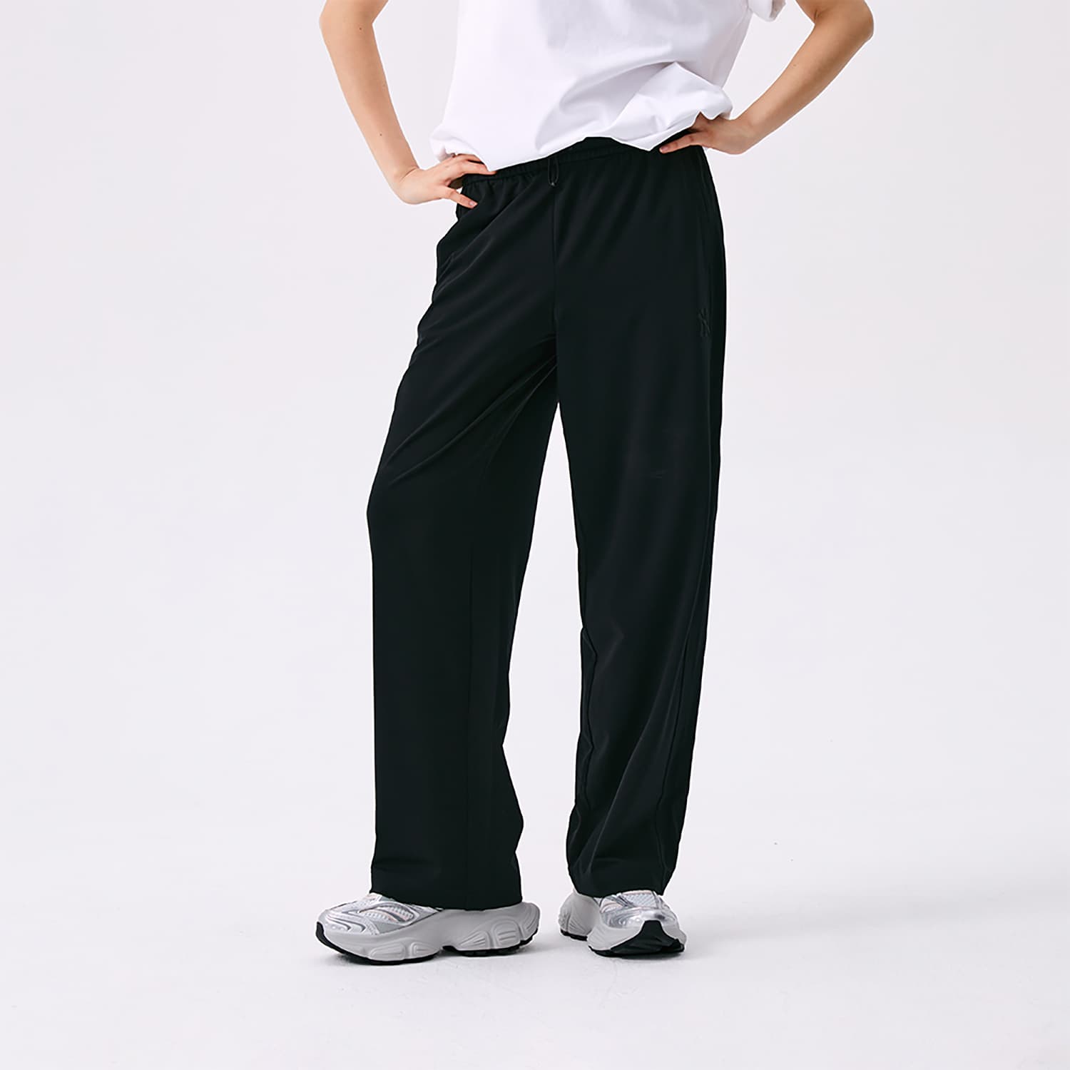 Штаны MLB New York Yankees Basic Collection SS25 Повседневные штаны Унисекс Черные - изображение 4