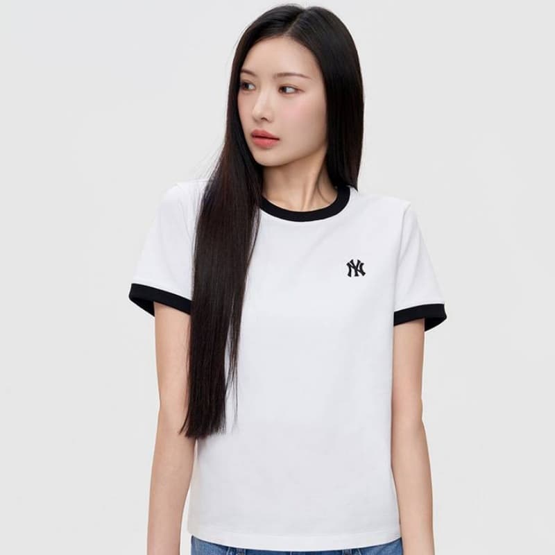 Футболка MLB New York Yankees Basic Collection T-рубашка Женская - изображение 3
