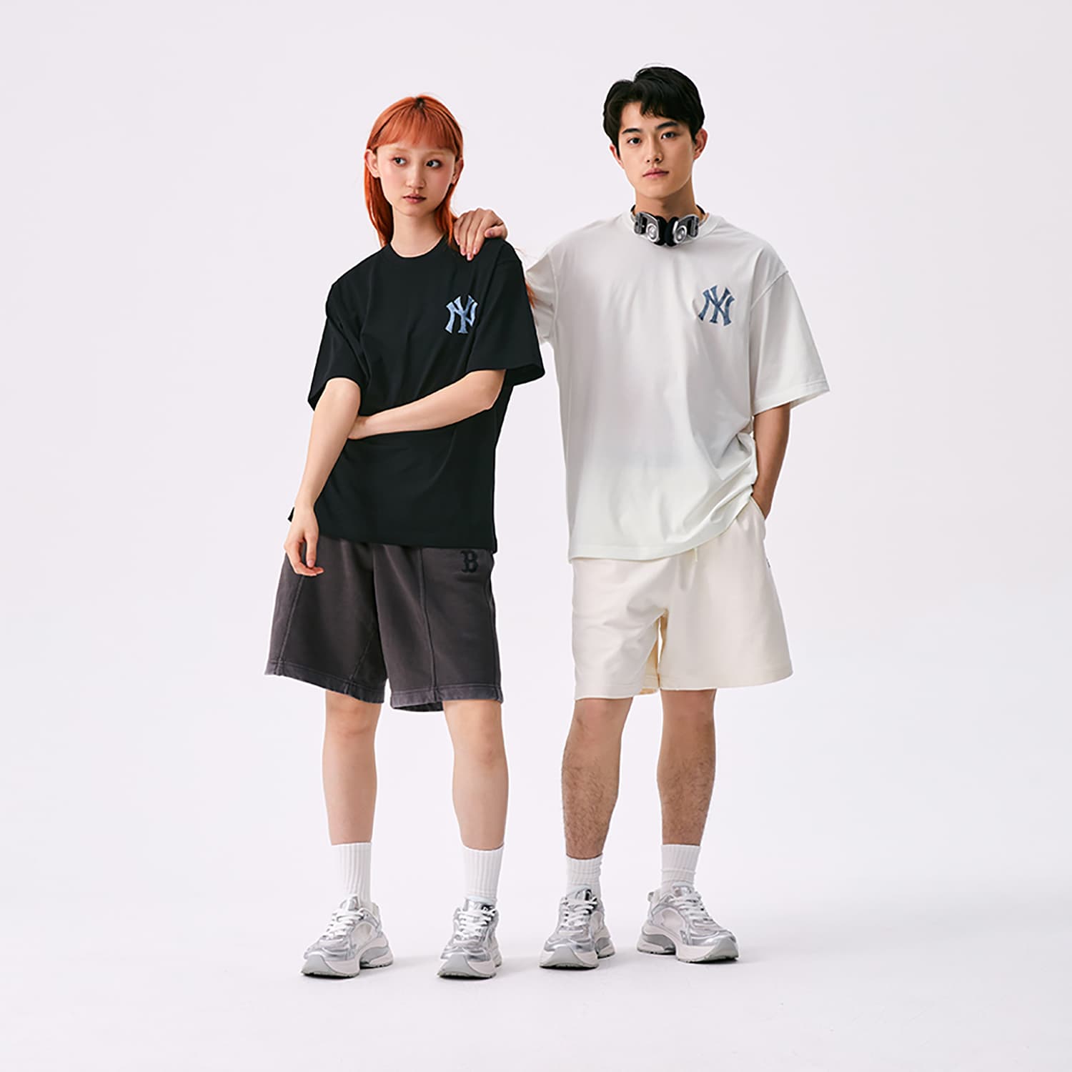 Футболка MLB MONOGRAM SS25 T Рубашка Мужская Черная - изображение 7