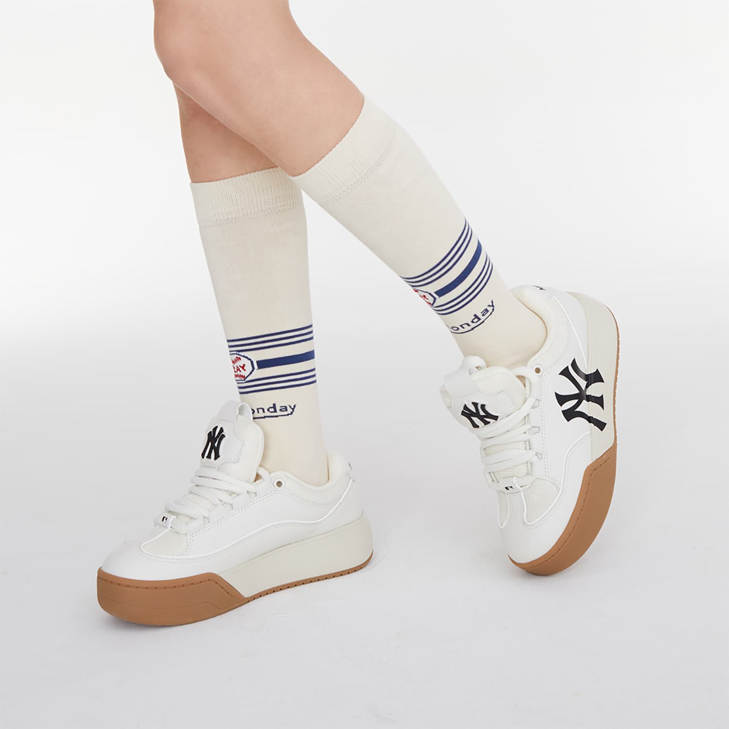 Кроссовки MLB Los Angeles Dodgers White Beige - изображение 9