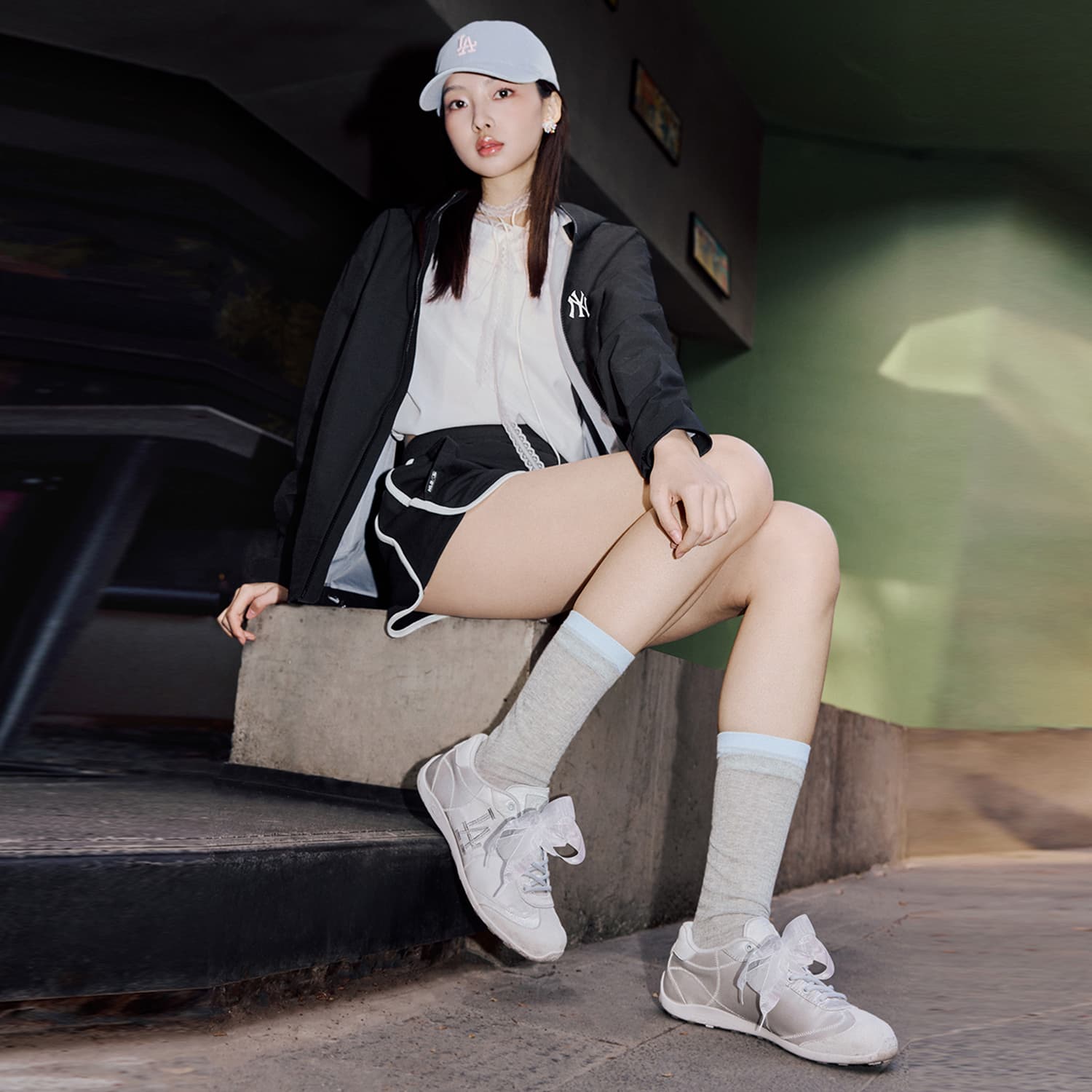 Кроссовки MLB Los Angeles Dodgers Лоу-топы Кеды немецкой армии (GAT) Women's Silver - изображение 7