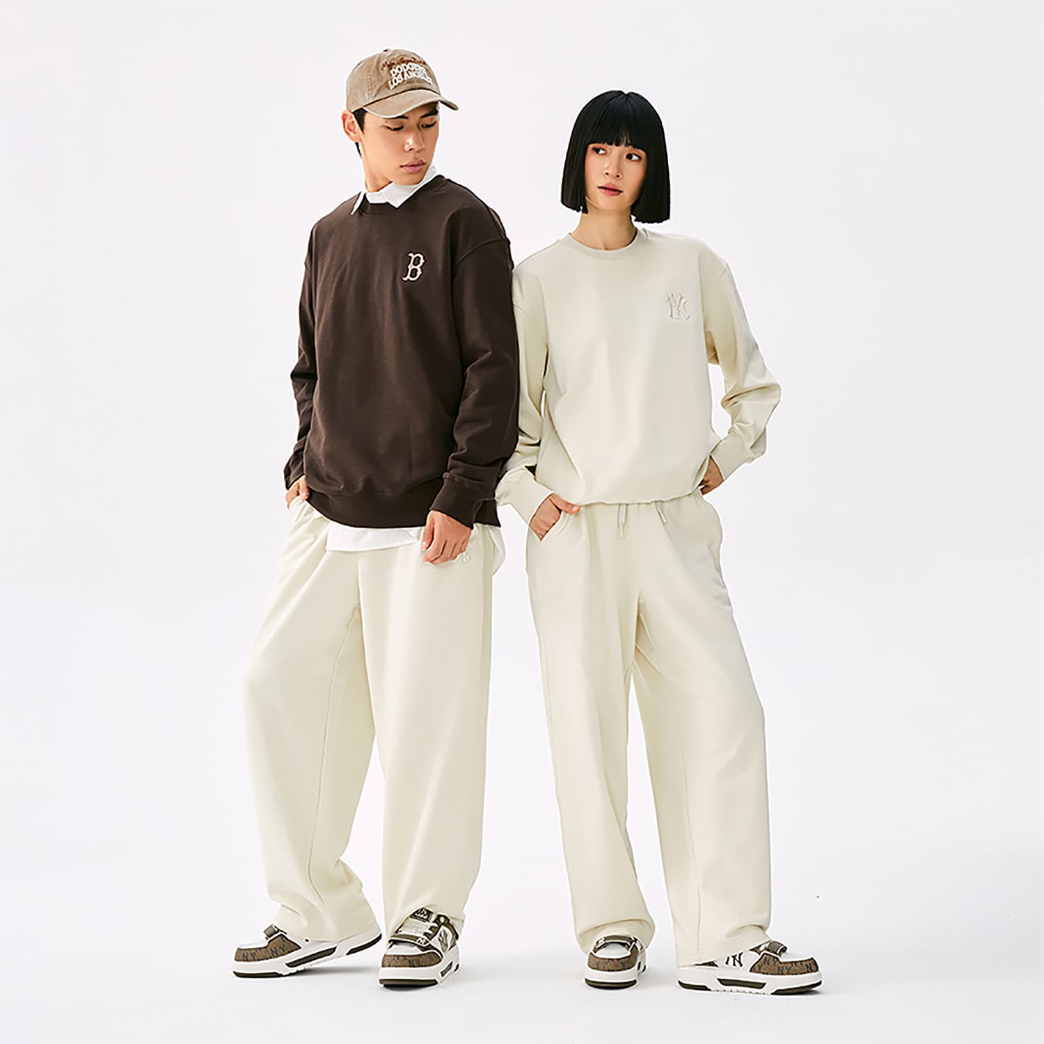 Штаны MLB New York Yankees Basic Collection 25FW Вязаные тренировочные штаны унисекс - изображение 7