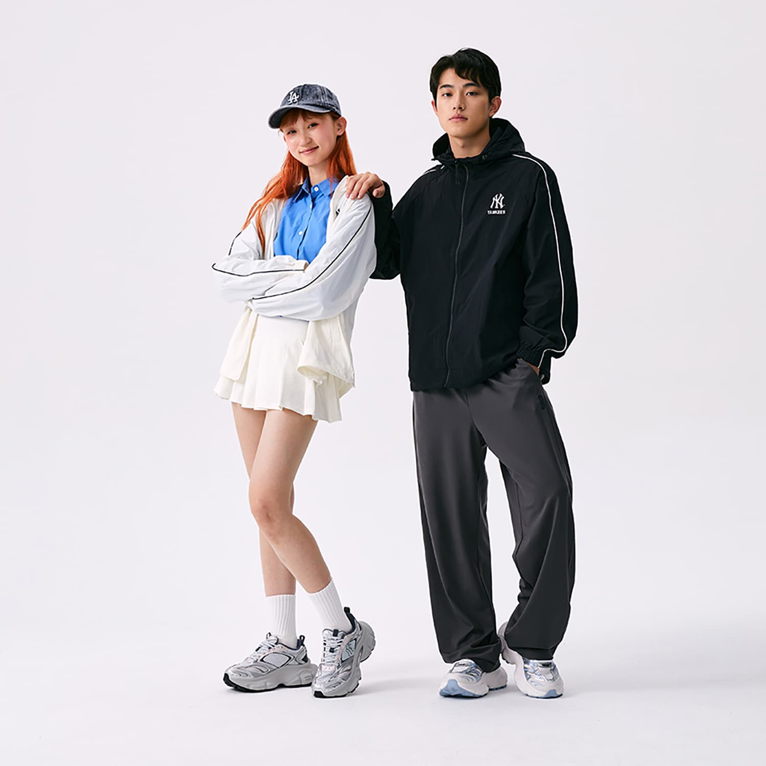 Куртка MLB Preppy Style Collection New York Yankees SS25 Куртка Унисекс Черная - изображение 4