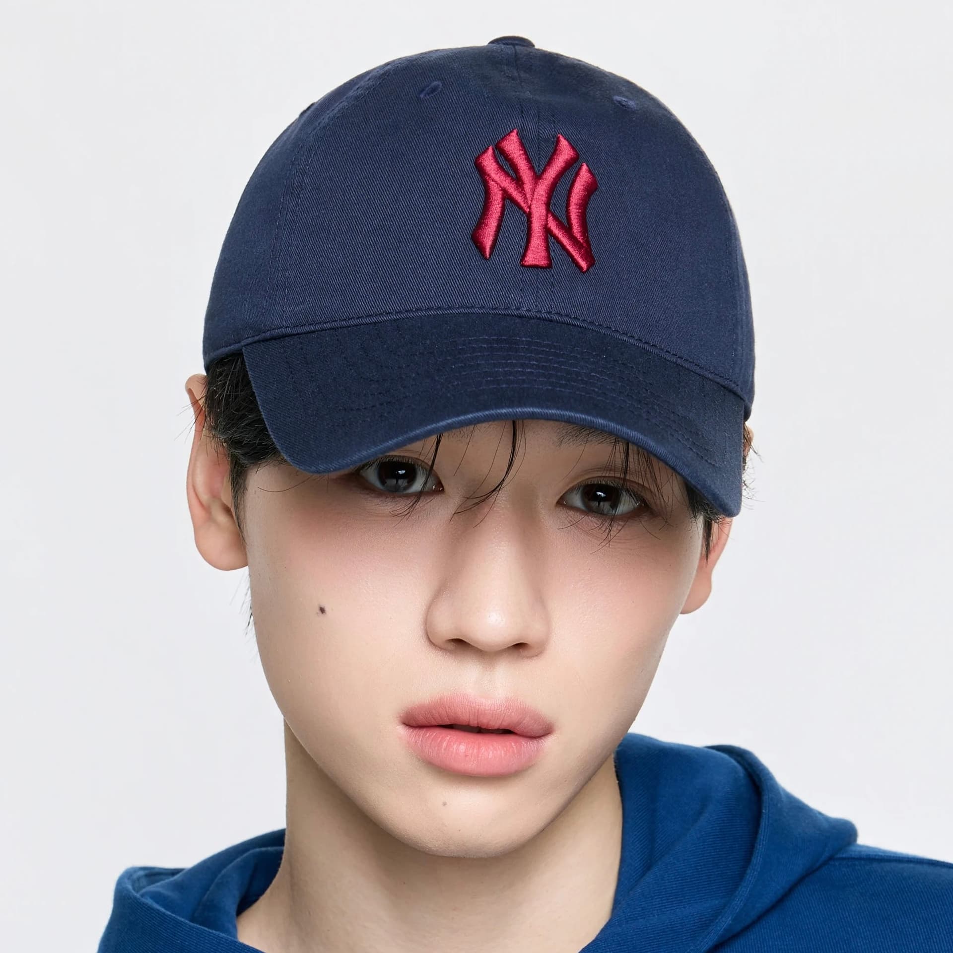 Кепка MLB New York Yankees Хлопковые кепки унисекс Морской синий - изображение 5