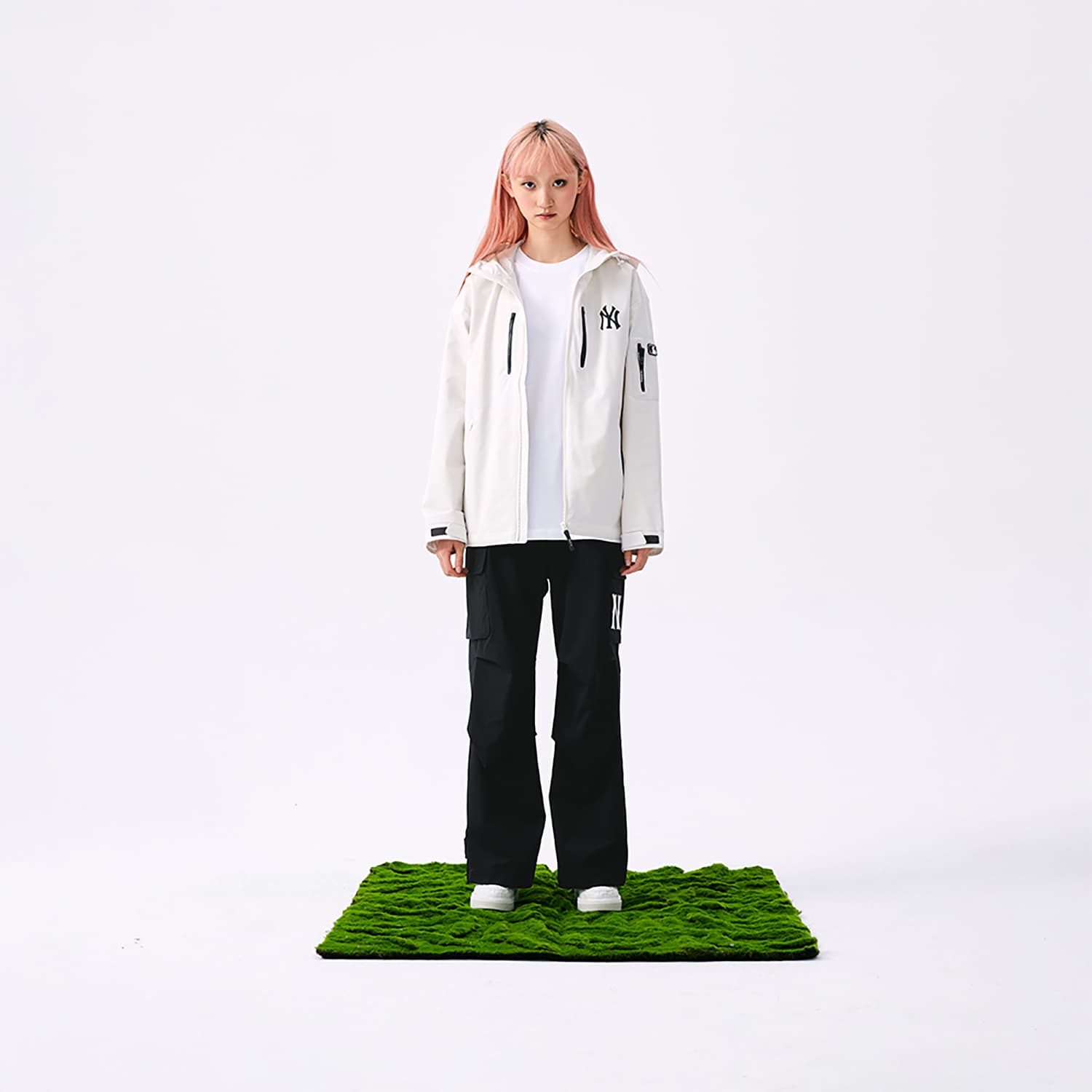 Штаны MLB New York Yankees Basic Collection SS25 Повседневные штаны Женские Черные - изображение 7