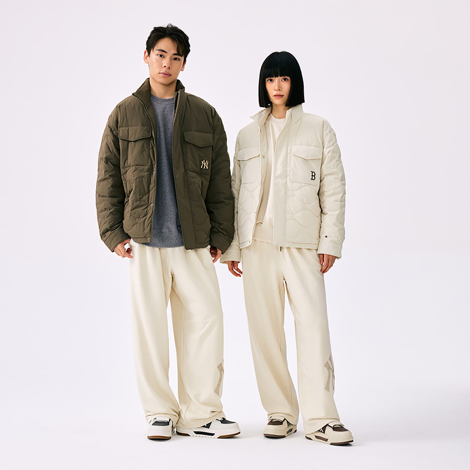 Зимняя куртка MLB New York Yankees Basic Collection FW25 Пуховик Унисекс - изображение 7