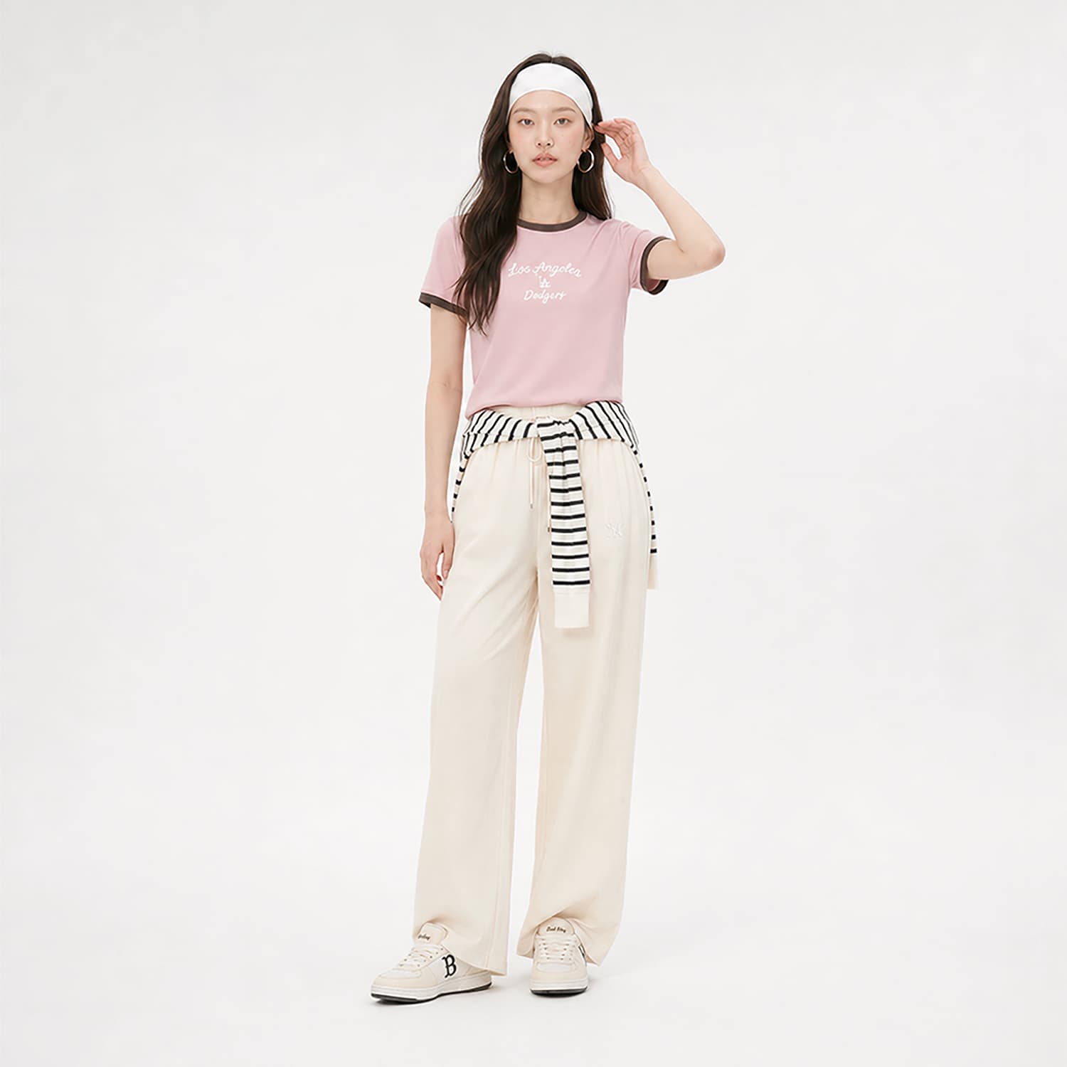 Штаны mlb New York Yankees Basic Collection SS26 Повседневные брюки Женские - изображение 3
