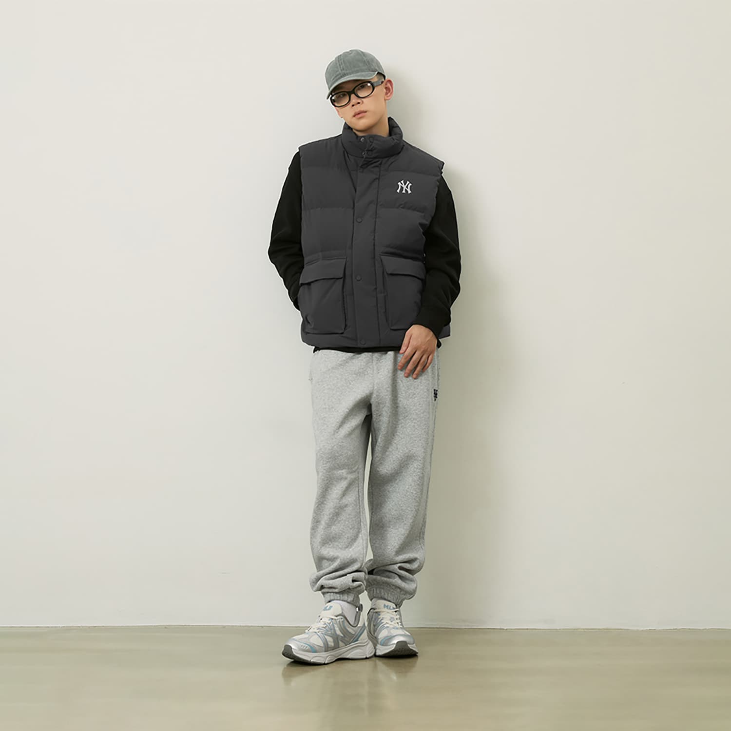 Штаны MLB Basic Collection New York Mets 24FW Вязаные тренировочные штаны унисекс Фотиния серый - изображение 6