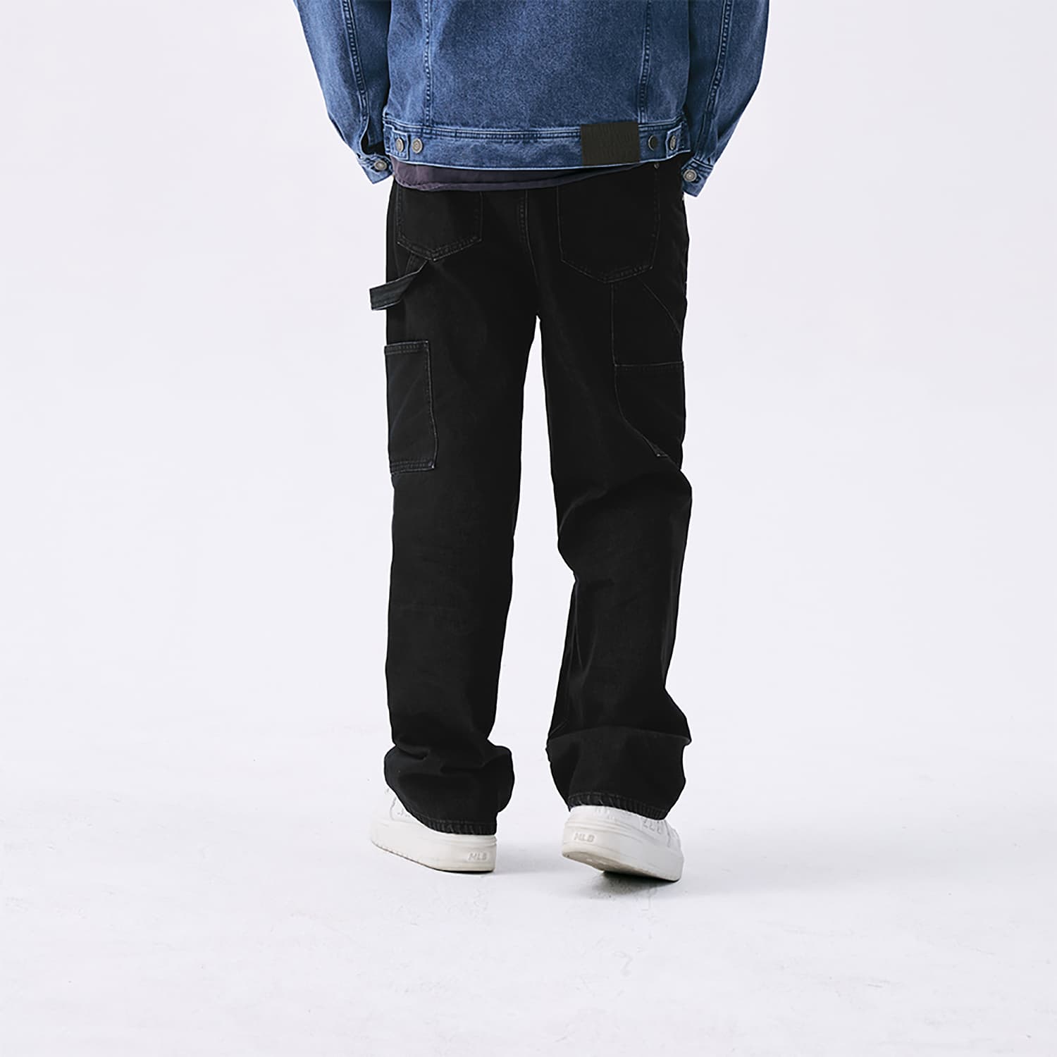 Штаны MLB New York Yankees Basic Collection SS25 Джинсы Мужские Черные - изображение 4