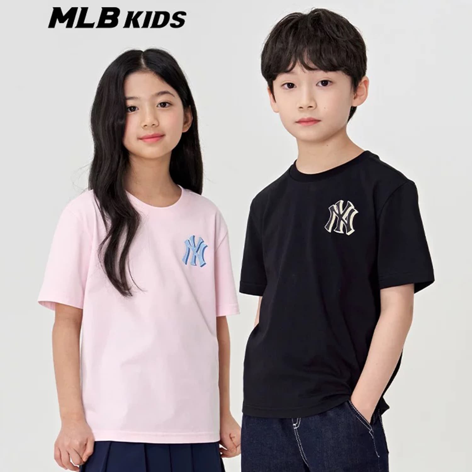 Футболка mlb Classic Monogram Футболка SS25 Светло-розовый Детский - изображение 4