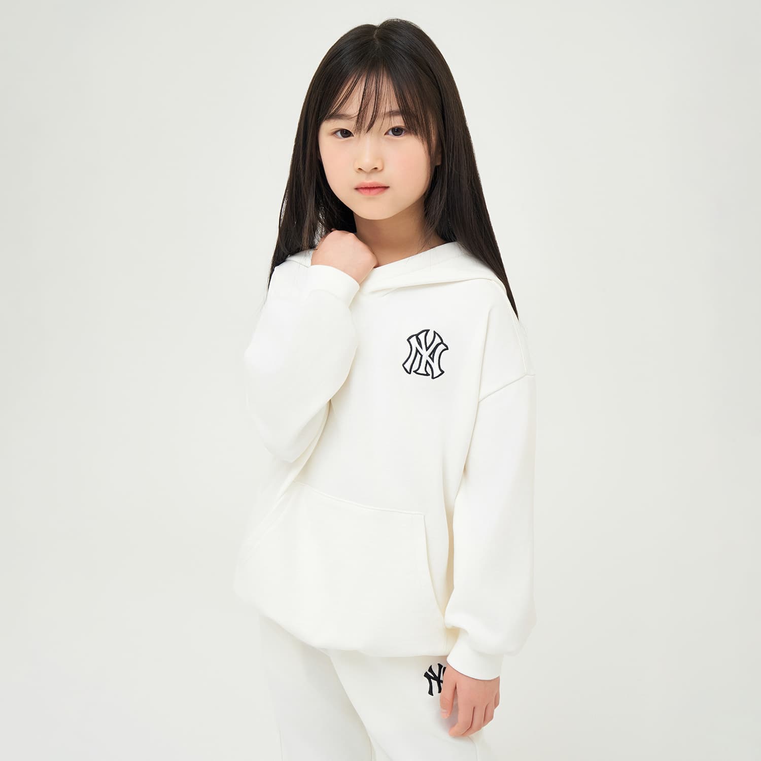 MLB Толстовка New York Yankees FW24 Кремовая Детский - изображение 5