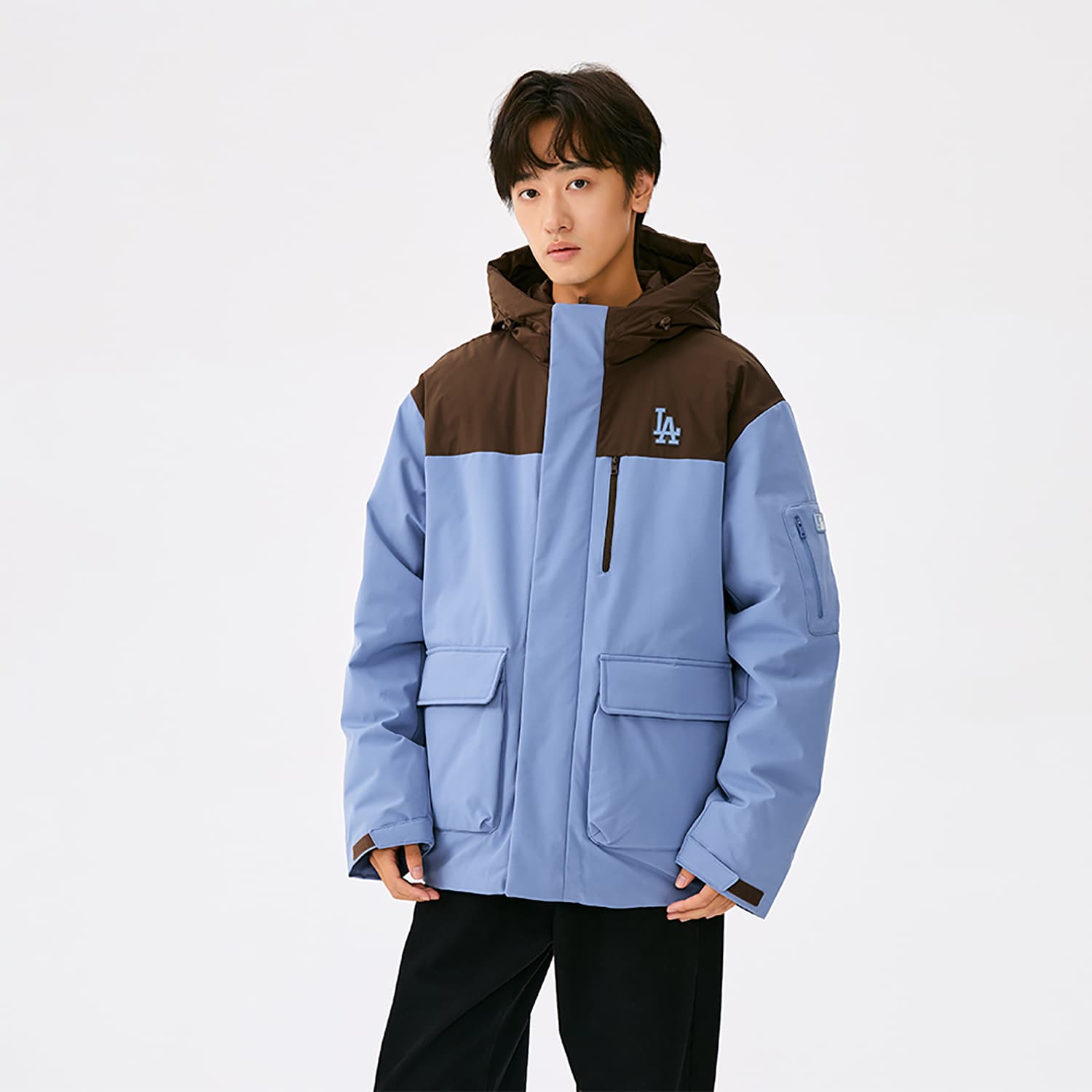 Зимняя куртка MLB Los Angeles Dodgers Basic Collection FW25 Пуховик Унисекс - изображение 6