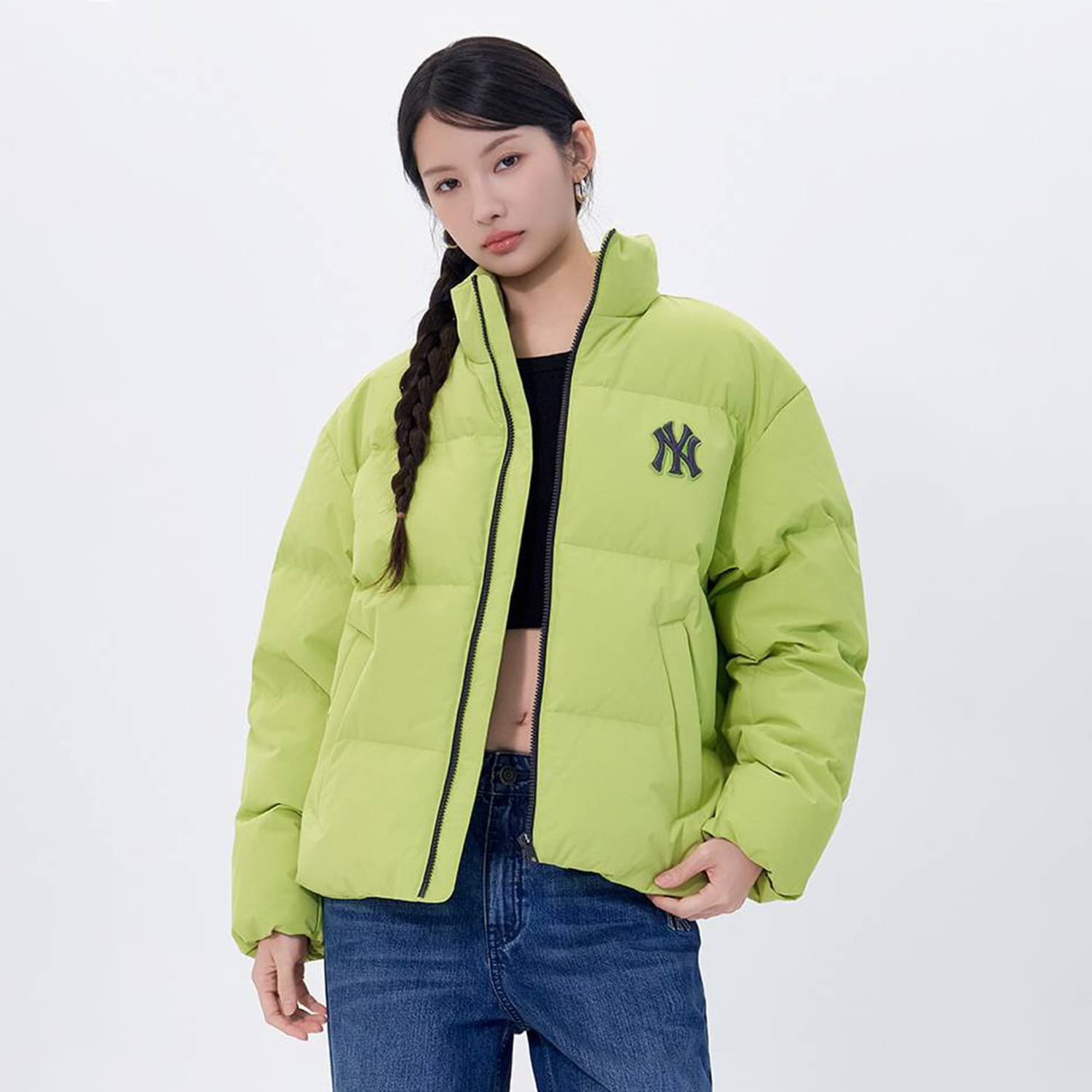Зимняя куртка MLB New York Yankees Basic Collection FW25 Пуховик Унисекс - изображение 4