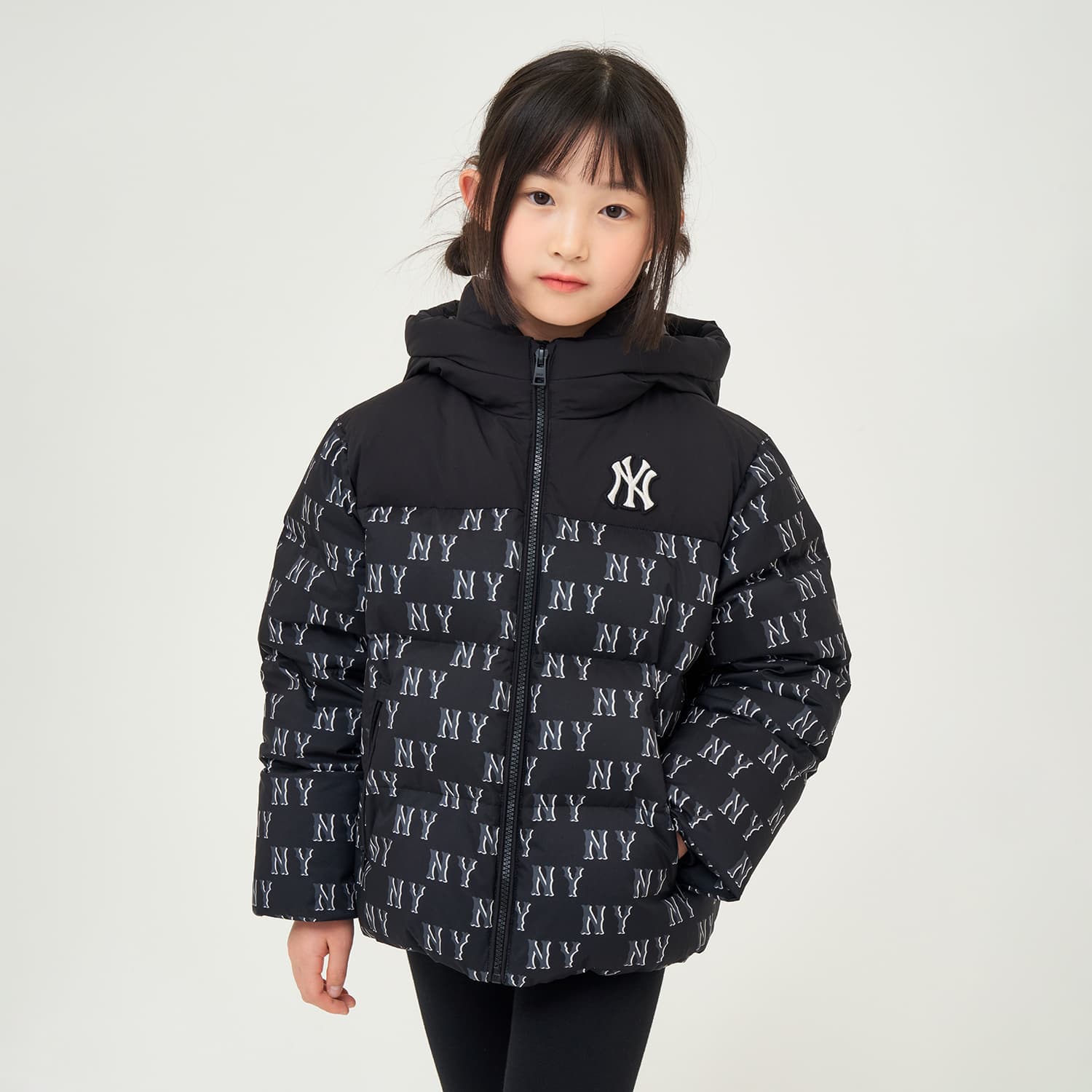 MLB MONOGRAM FW24 Пуховик Детский Черный - изображение 6