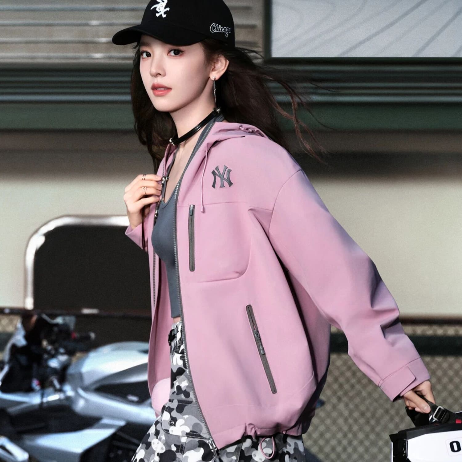 Куртка mlb New York Yankees Basic Collection SS26 Ветрозащитный Куртка Унисекс - изображение 5
