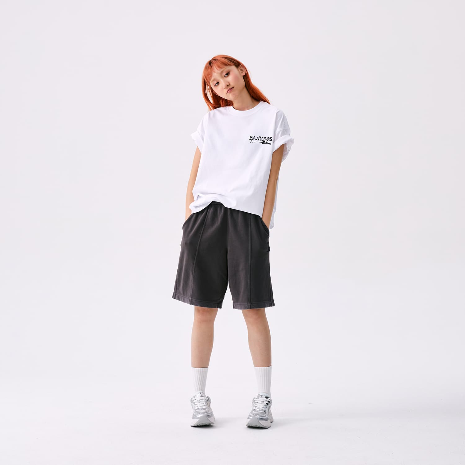 Кроссовки для бега MLB Chunky Jogger Low Топ Повседневные беговые кроссовки Унисекс Белый - изображение 5