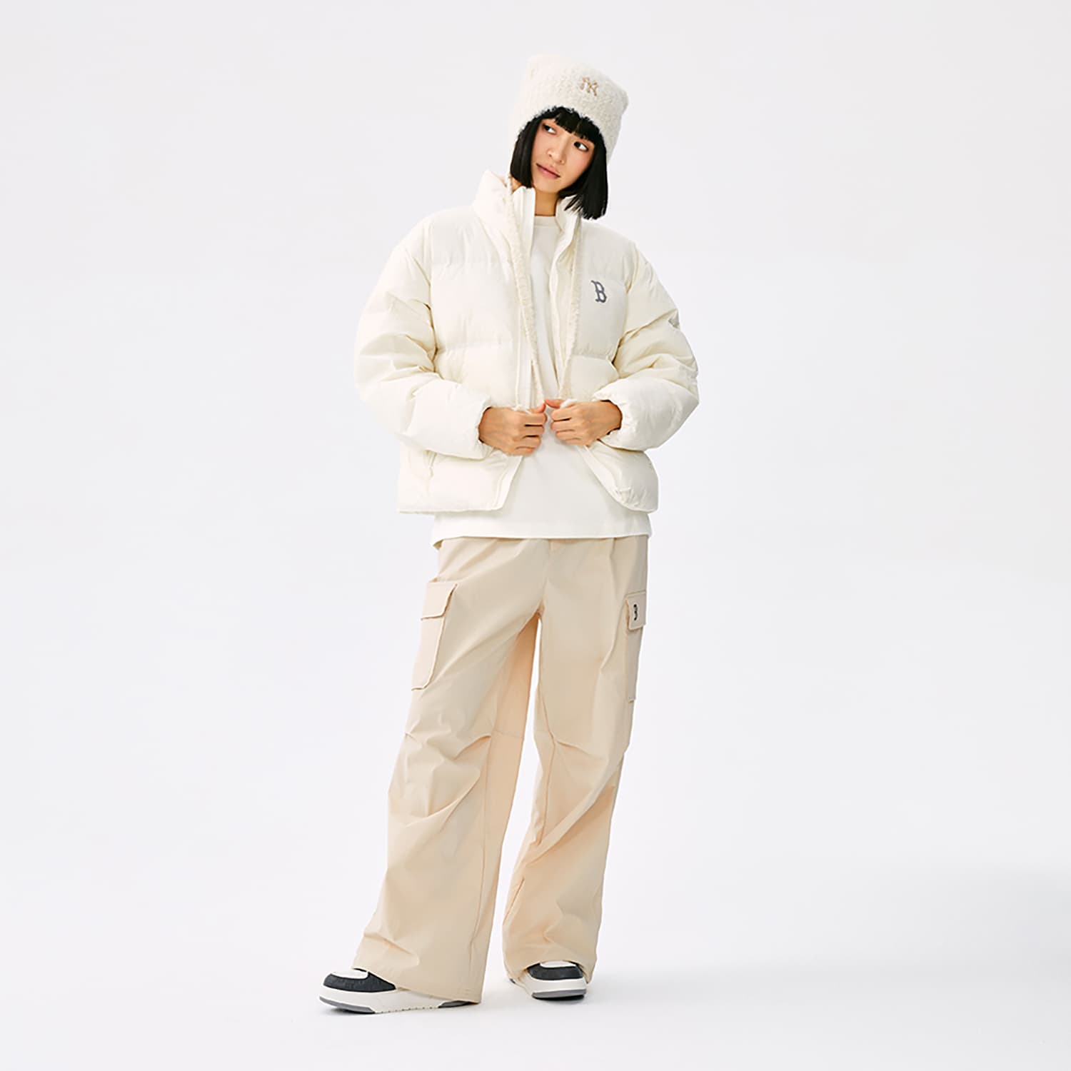 Зимняя куртка MLB Boston Red Sox Basic Collection FW25 Пуховик Унисекс - изображение 6