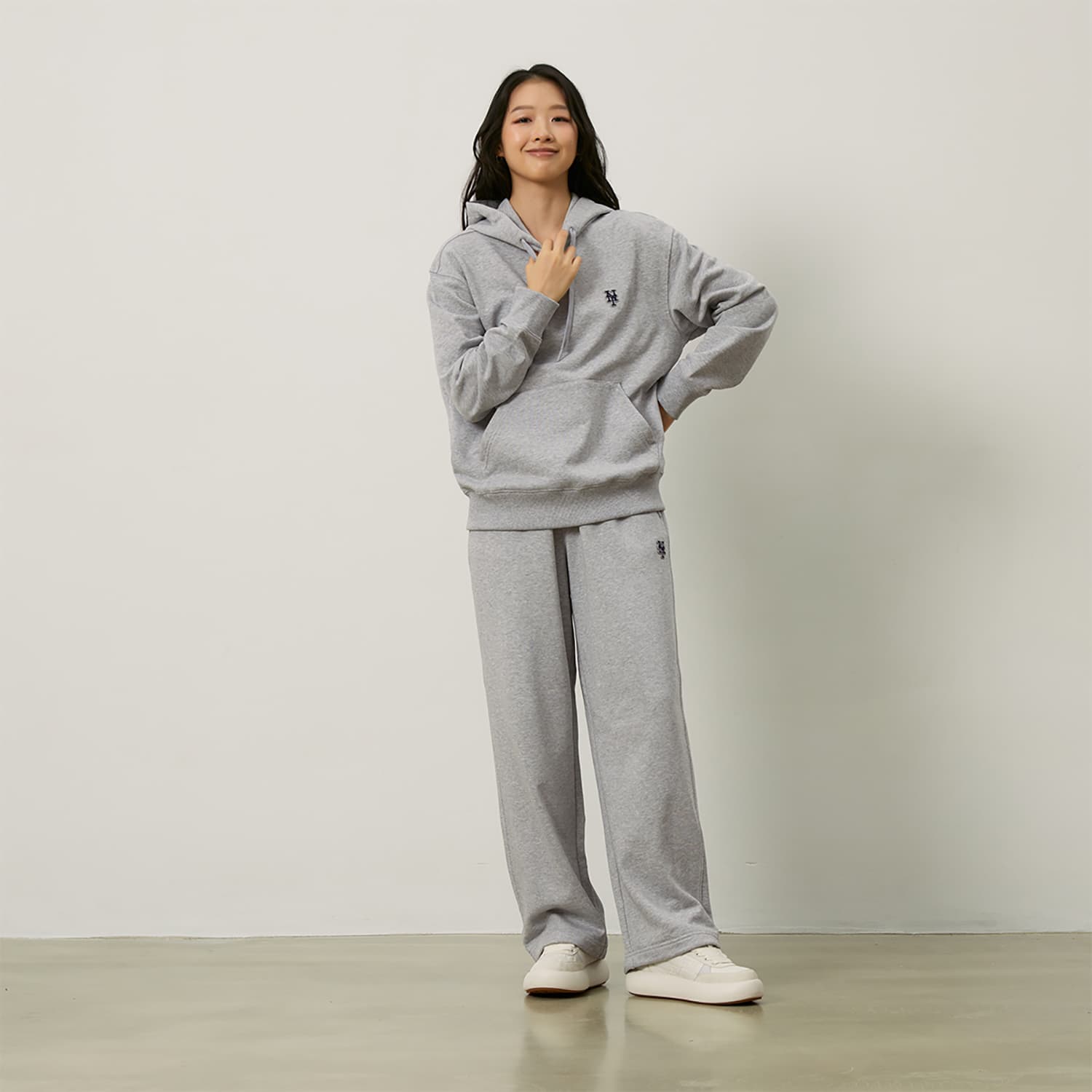 Штаны mlb Basic Collection New York Mets FW24 Повседневные брюки Unisex Light Серый - изображение 4