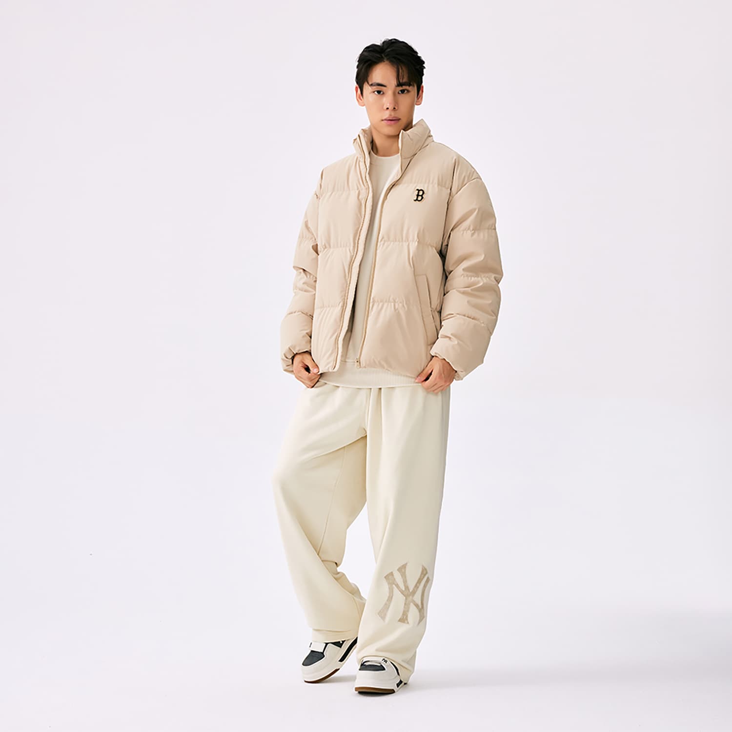 Зимняя куртка MLB Boston Red Sox Basic Collection FW25 Пуховик Унисекс - изображение 6