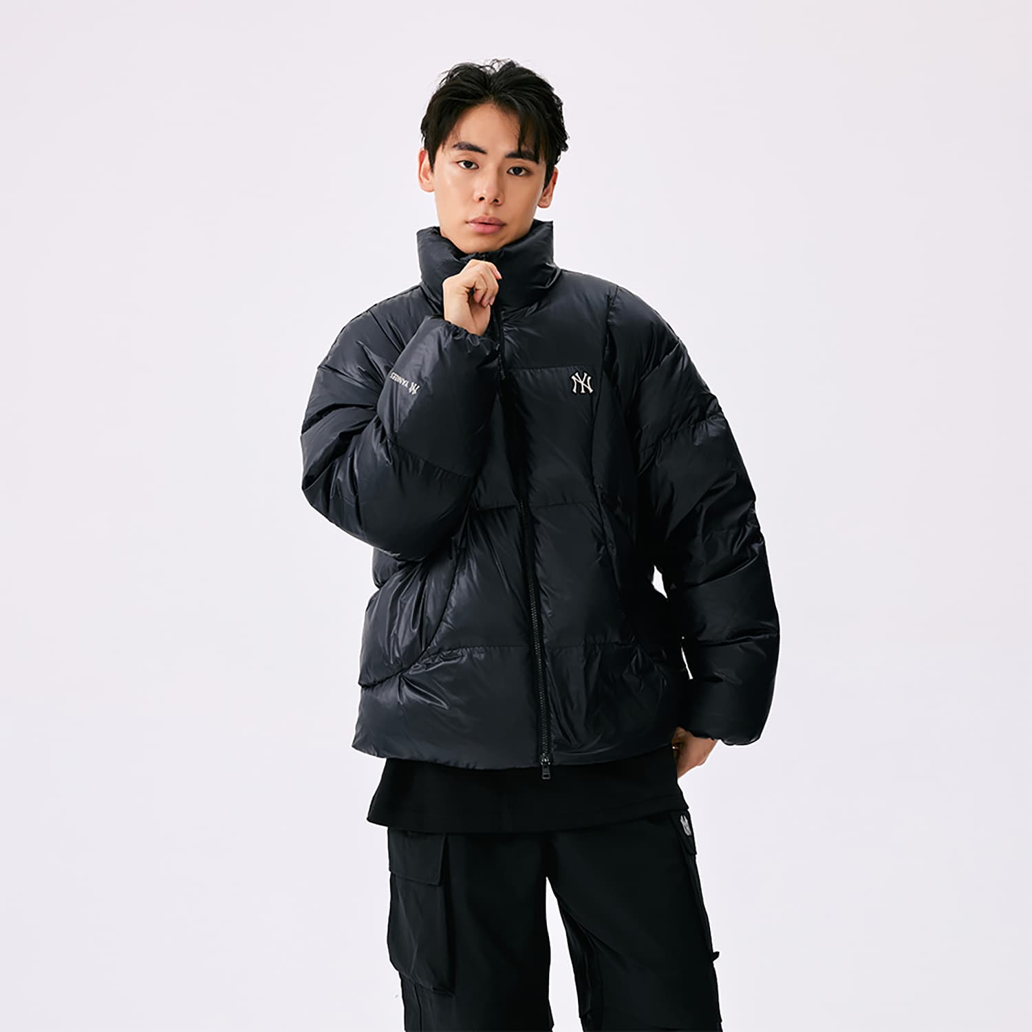 Зимняя куртка mlb New York Yankees Basic Collection fw25 Пуховик Унисекс - изображение 4