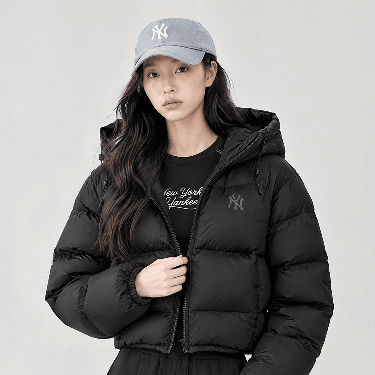 Зимняя куртка MLB New York Yankees New York Yankees Черный Унисекс Пуховики - изображение 3