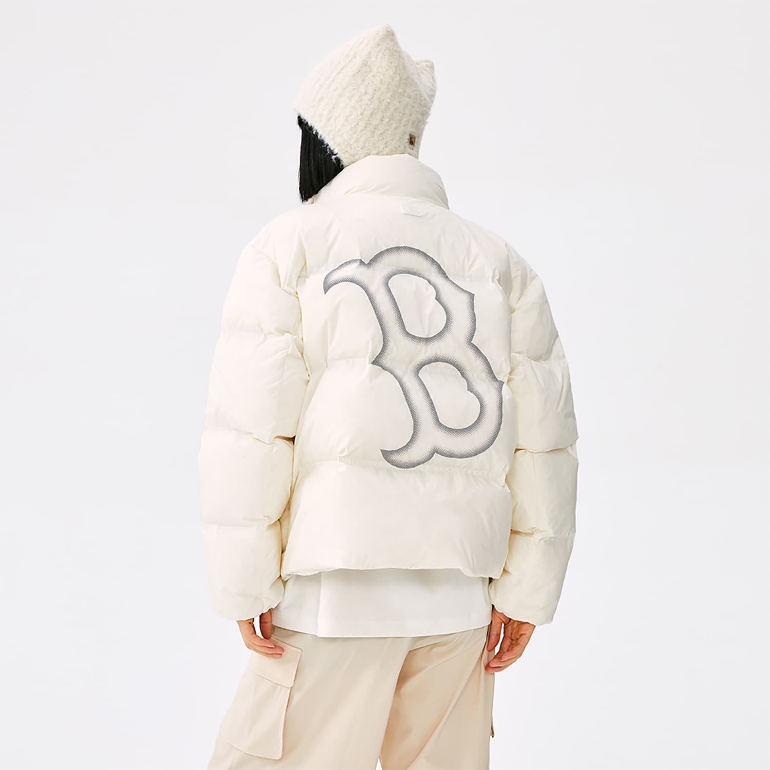 Зимняя куртка MLB Boston Red Sox Basic Collection FW25 Пуховик Унисекс - изображение 3