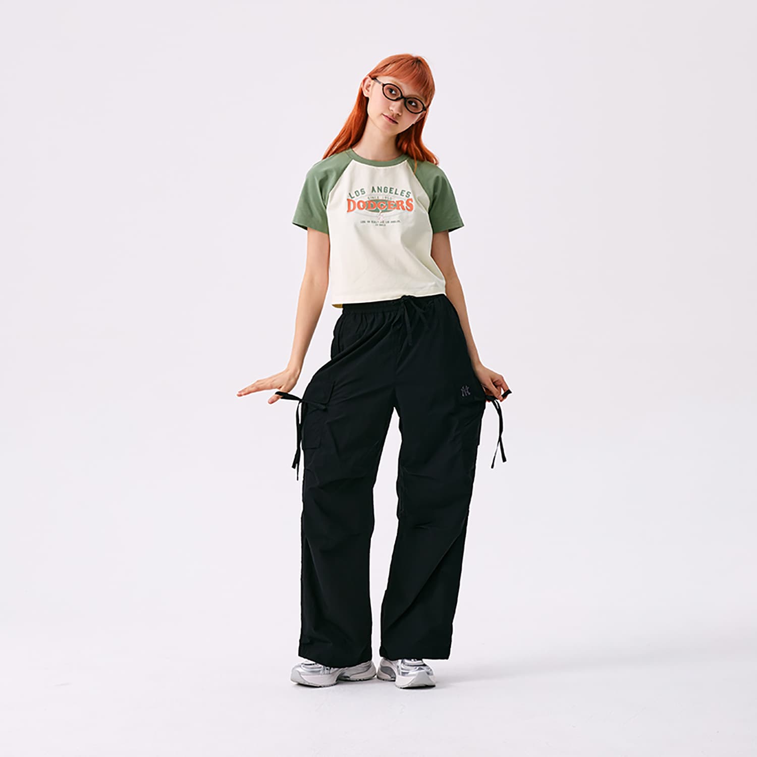 Футболка MLB Preppy Style Collection Los Angeles Dodgers SS25 T Рубашка Женская Кремовая - изображение 4