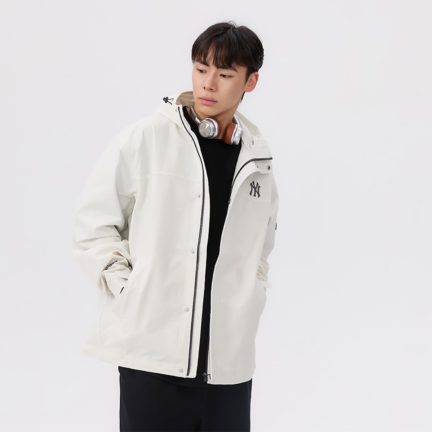 Куртка mlb New York Yankees Basic Collection SS26 Ветрозащитный Куртка Унисекс - изображение 3
