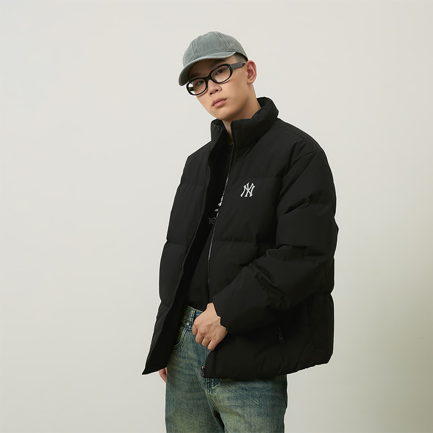 Зимняя куртка MLB Yankees Puffer Jacket Black - изображение 5