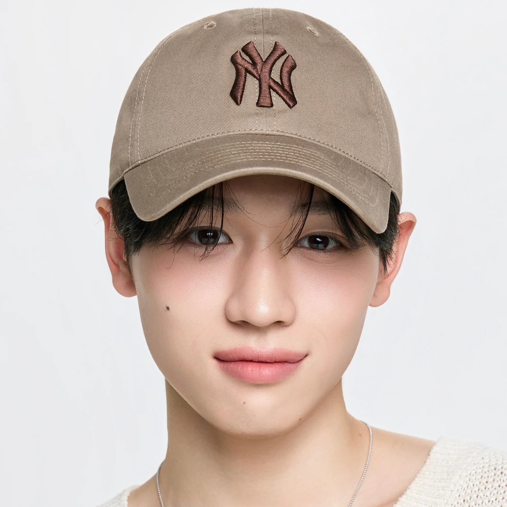 Кепка MLB New York Yankees Хлопковые Кепки Унисекс Бежевые - изображение 5