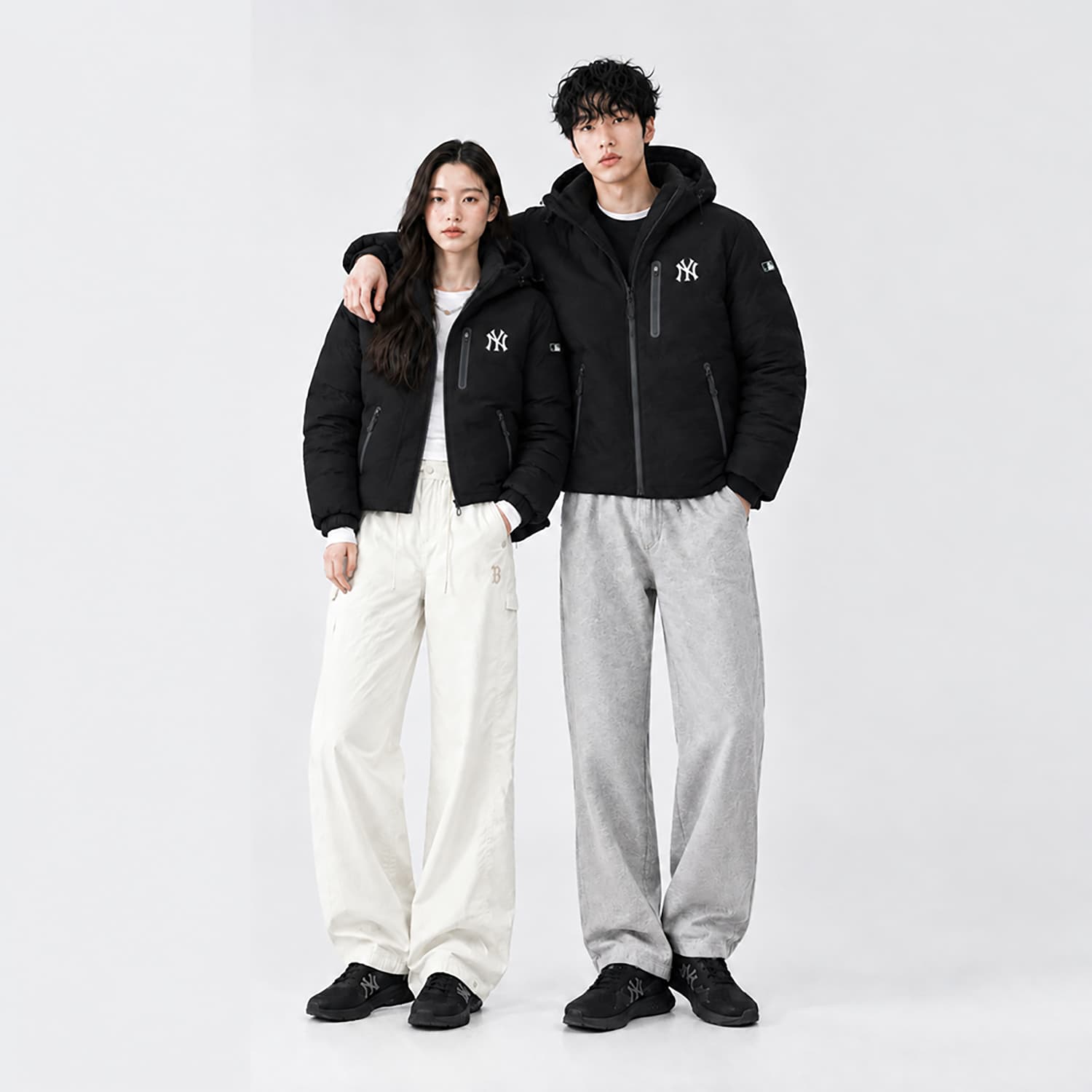 Зимняя куртка MLB New York Yankees New York Yankees Черный Унисекс Пуховики - изображение 6