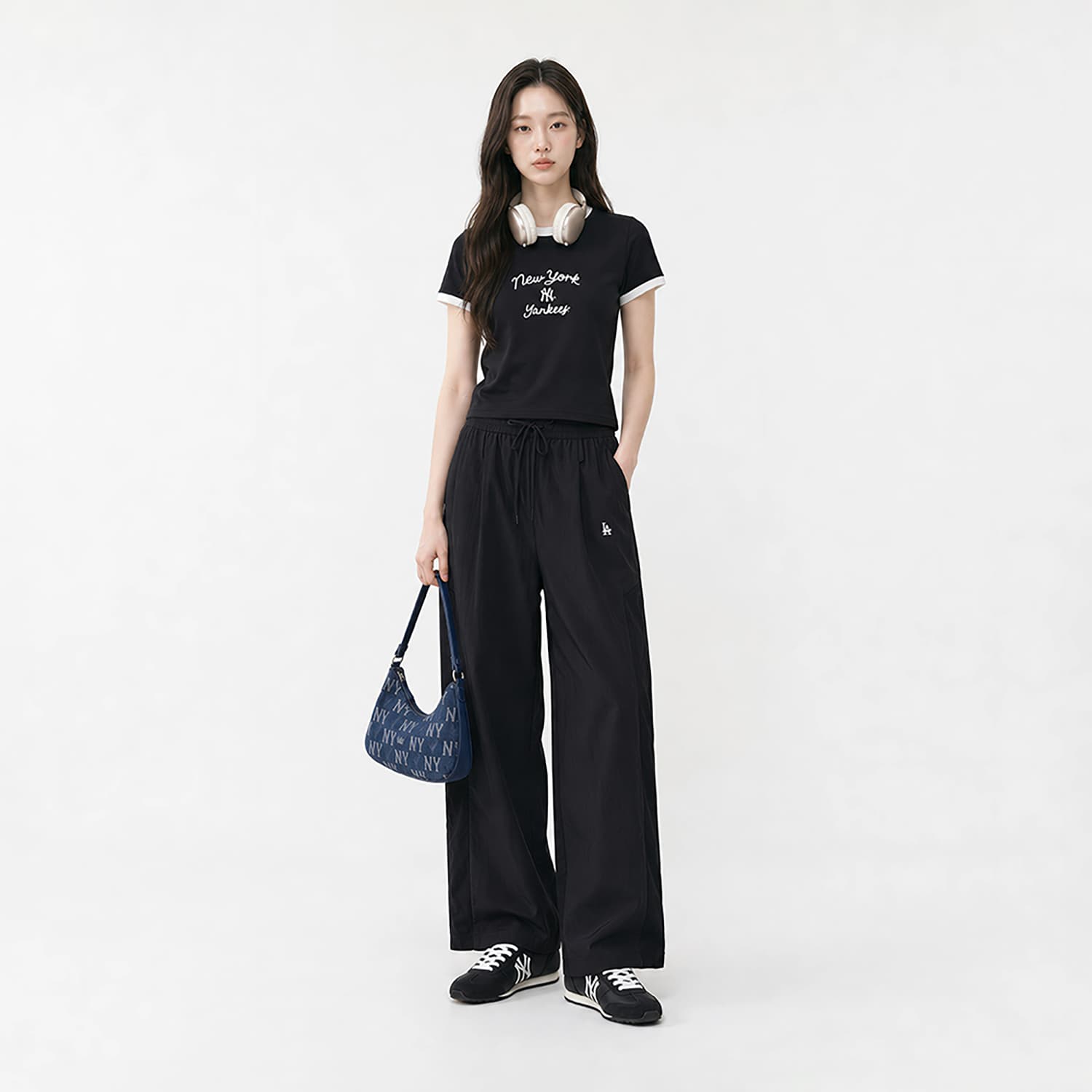 Штаны MLB Los Angeles Dodgers Basic Collection SS26 Повседневные брюки Женские - изображение 4