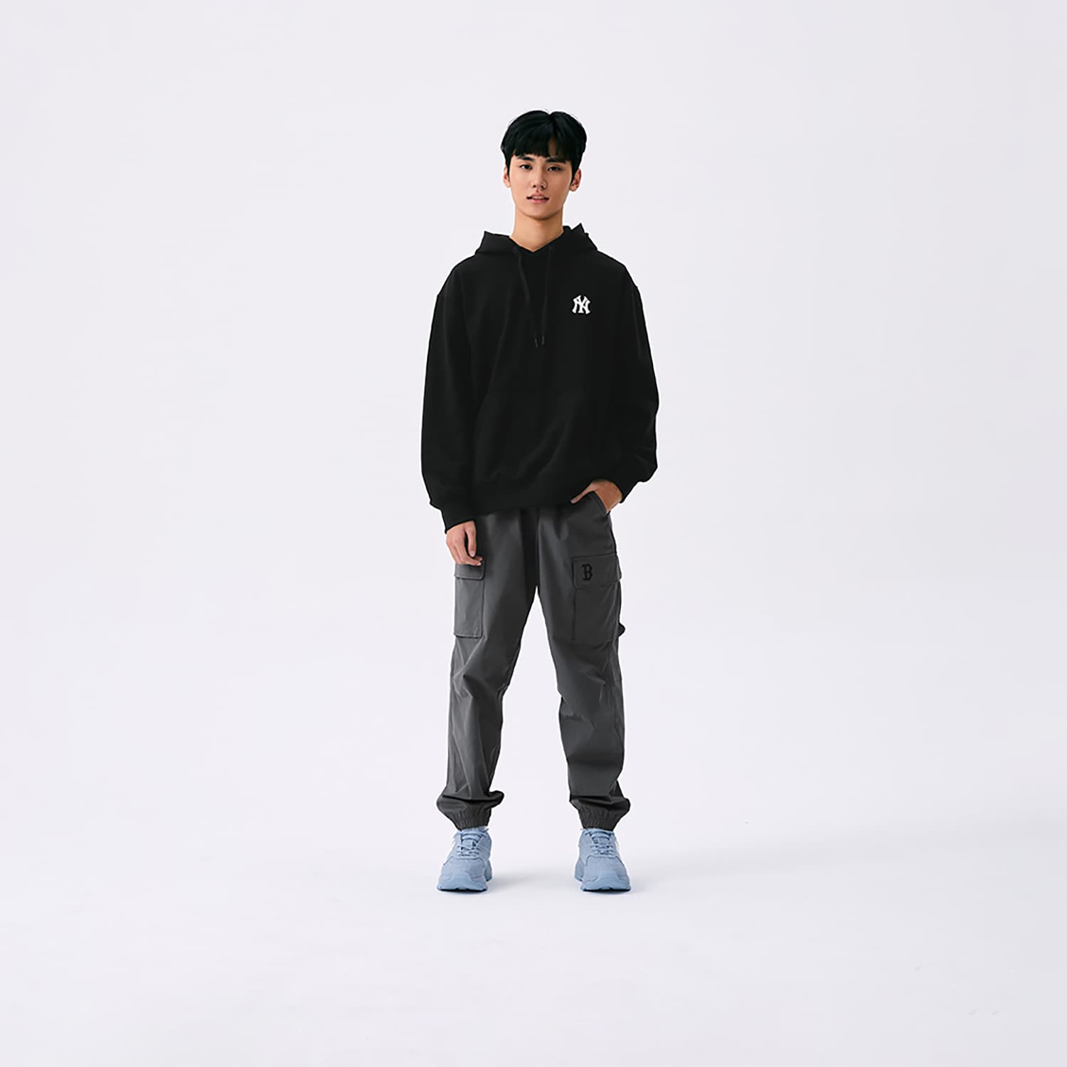 Худи MLB MONOGRAM SS25 Толстовка Унисекс Черное - изображение 7