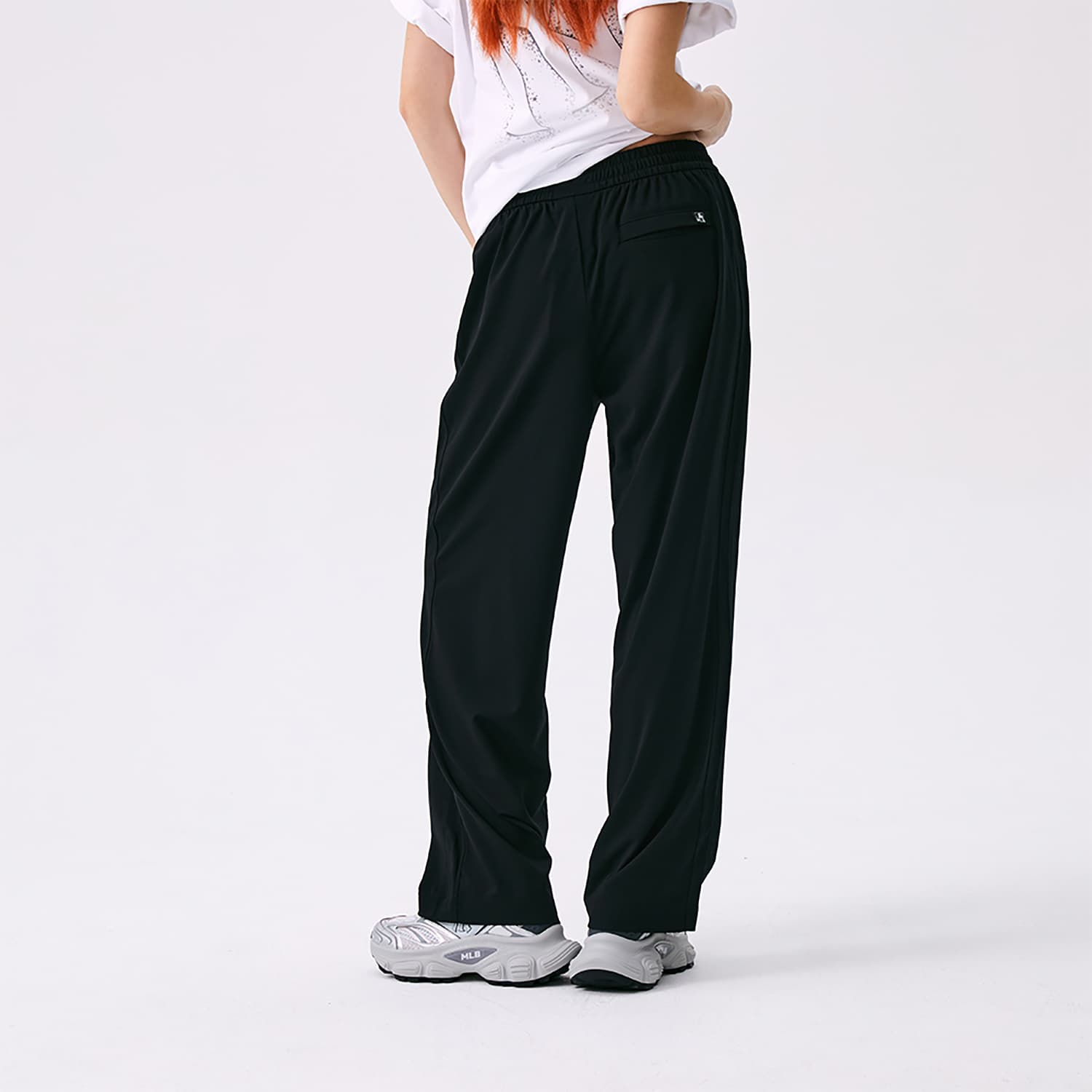 Штаны MLB New York Yankees Basic Collection SS25 Повседневные штаны Унисекс Черные - изображение 3