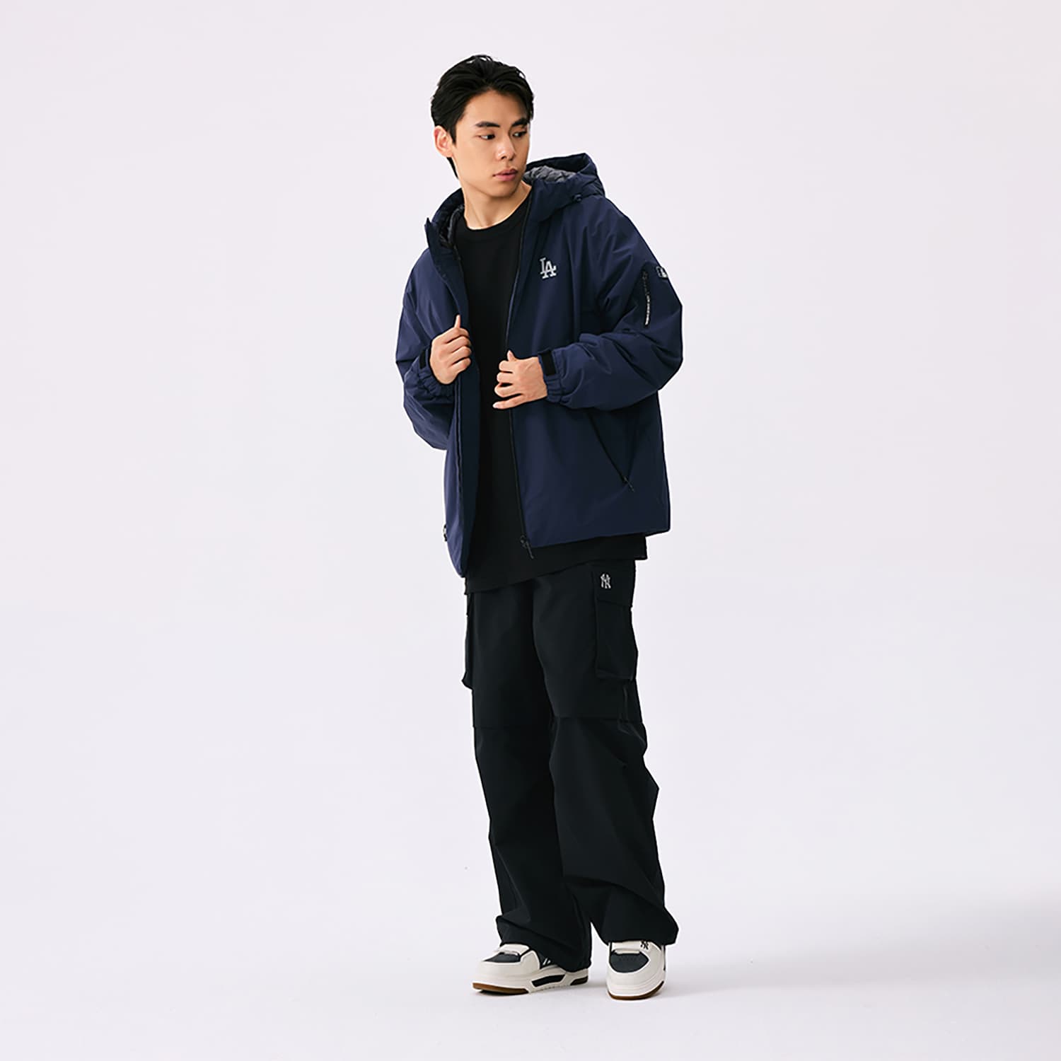 Зимняя куртка MLB Los Angeles Dodgers Basic Collection FW25 Пуховик Унисекс - изображение 6